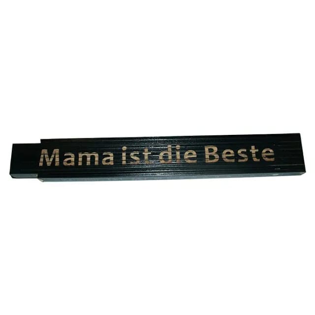 Zollstock Mama Ist Die Beste 2 M Schwarz Zollstock