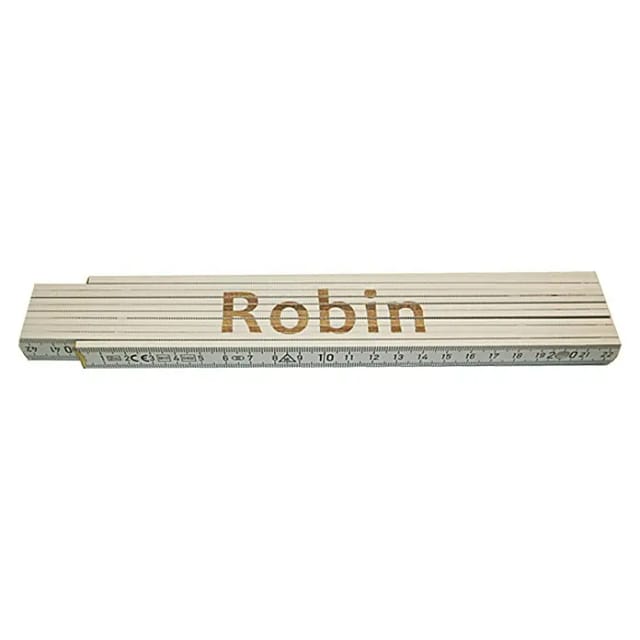 Zollstock Robin 2 M Weiß Zollstock