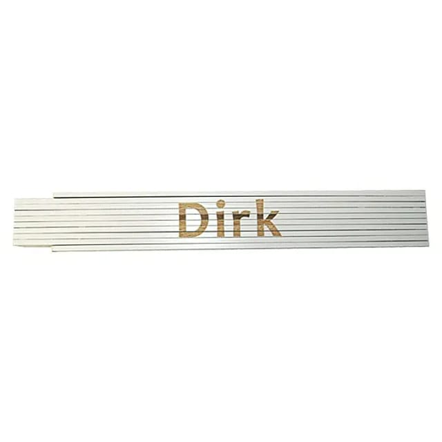 Zollstock Dirk 2 M Weiß Zollstock