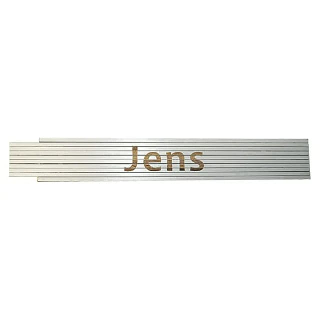 Zollstock Jens 2 M Weiß Zollstock