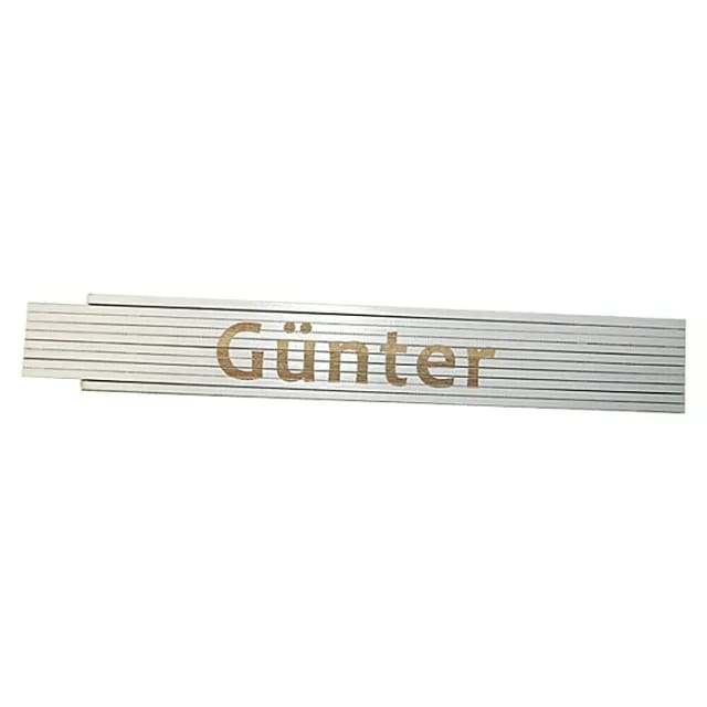 Zollstock Günter 2 M Weiß Zollstock