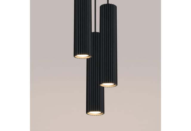 Pendelleuchte Karbon 3xgu10 19.5cm Sollux