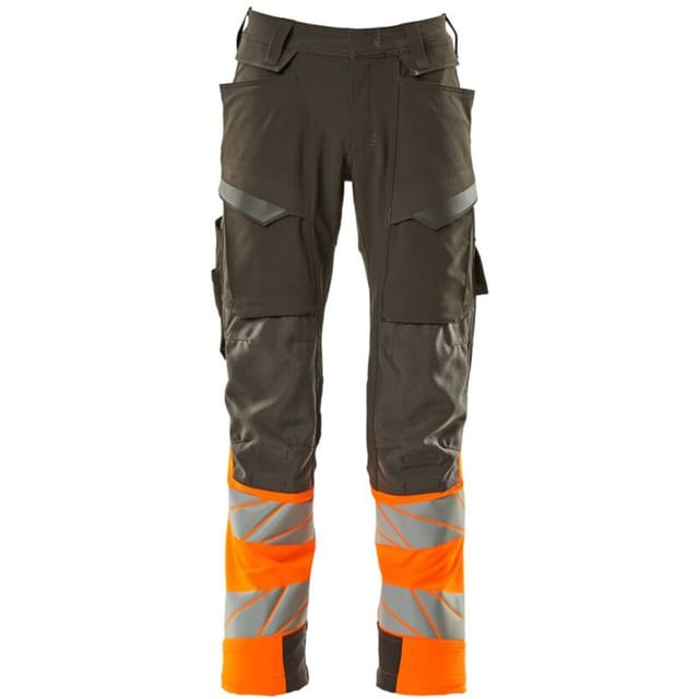 Hose Mit Knietaschen 19179-511-1814 Gr. 82c66 Dunkelanthrazit/hi-vis Orange - Mascot