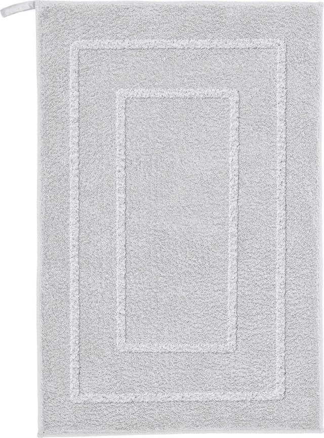Kleine Wolke - Badteppich Nico Silbergrau Polyester 50 X 80 Cm Badvorleger, Teppiche & Toilettensitzabdeckungen