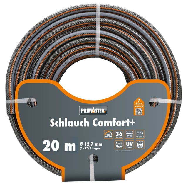 Primaster - Gartenschlauch Comfort+ 20 M Ø 12,7 Mm (1/2)