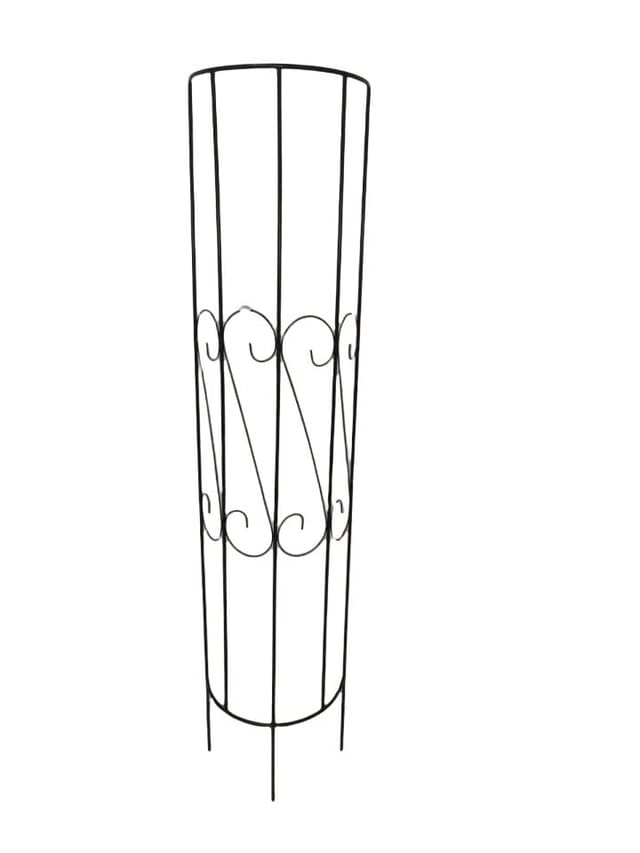 Halbrankgitter Metall Schwarz 150 Cm - Trendline