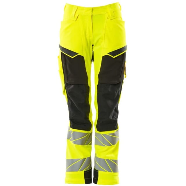Mascot - Damen-hose Mit Knietaschen 19078-511-1709 Gr. 82c42 Hi-vis Gelb/schwarz