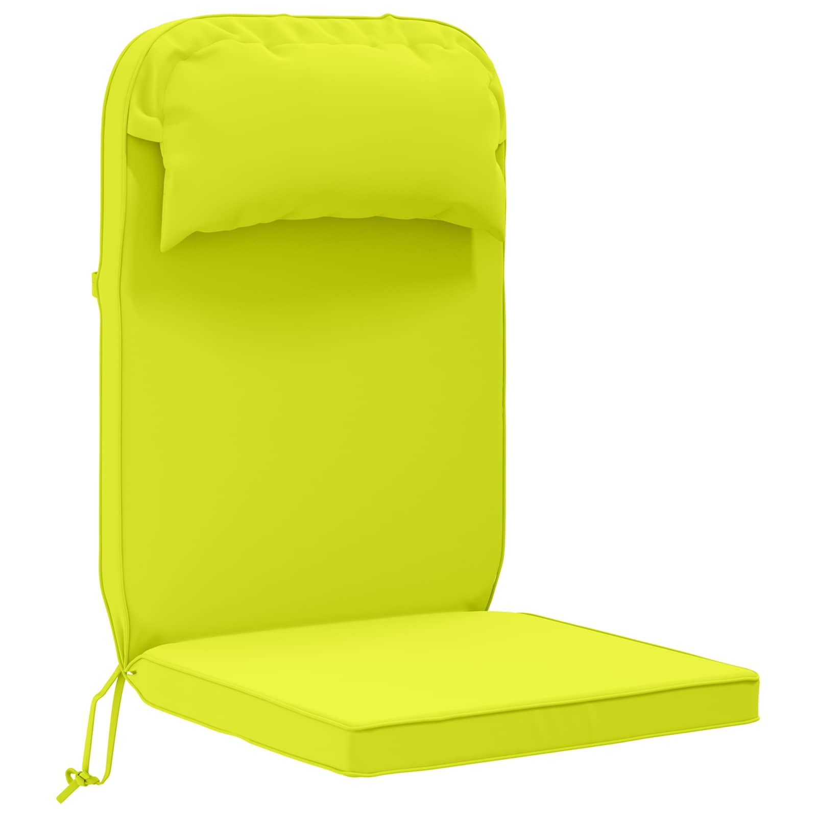Adirondack-stuhl-auflage 100 % Polyester Hellgrün Vidaxl