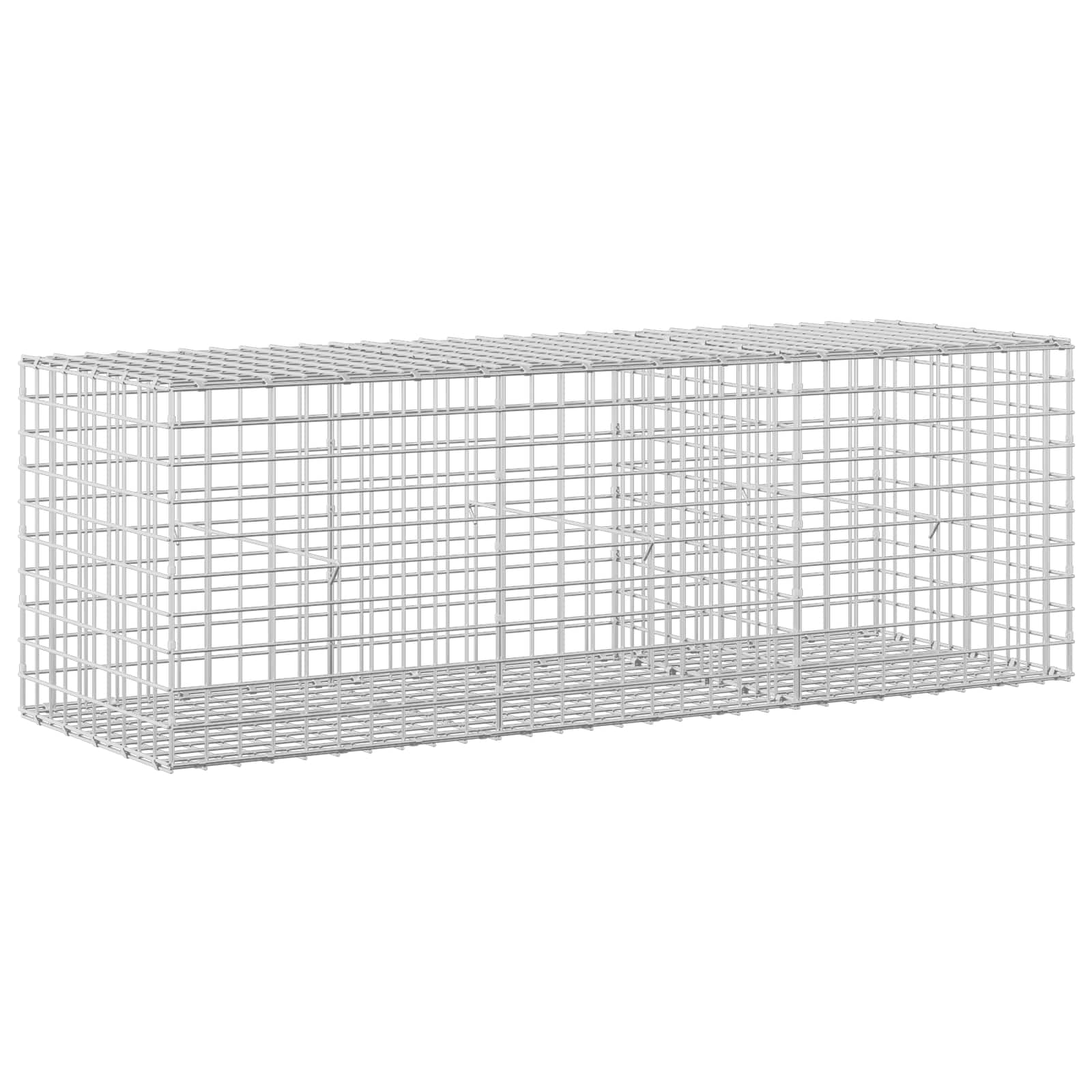 Gabione Mit 3,5 Mm Draht Und 5x5 Cm Maschen 150x50x50 Cm Vidaxl