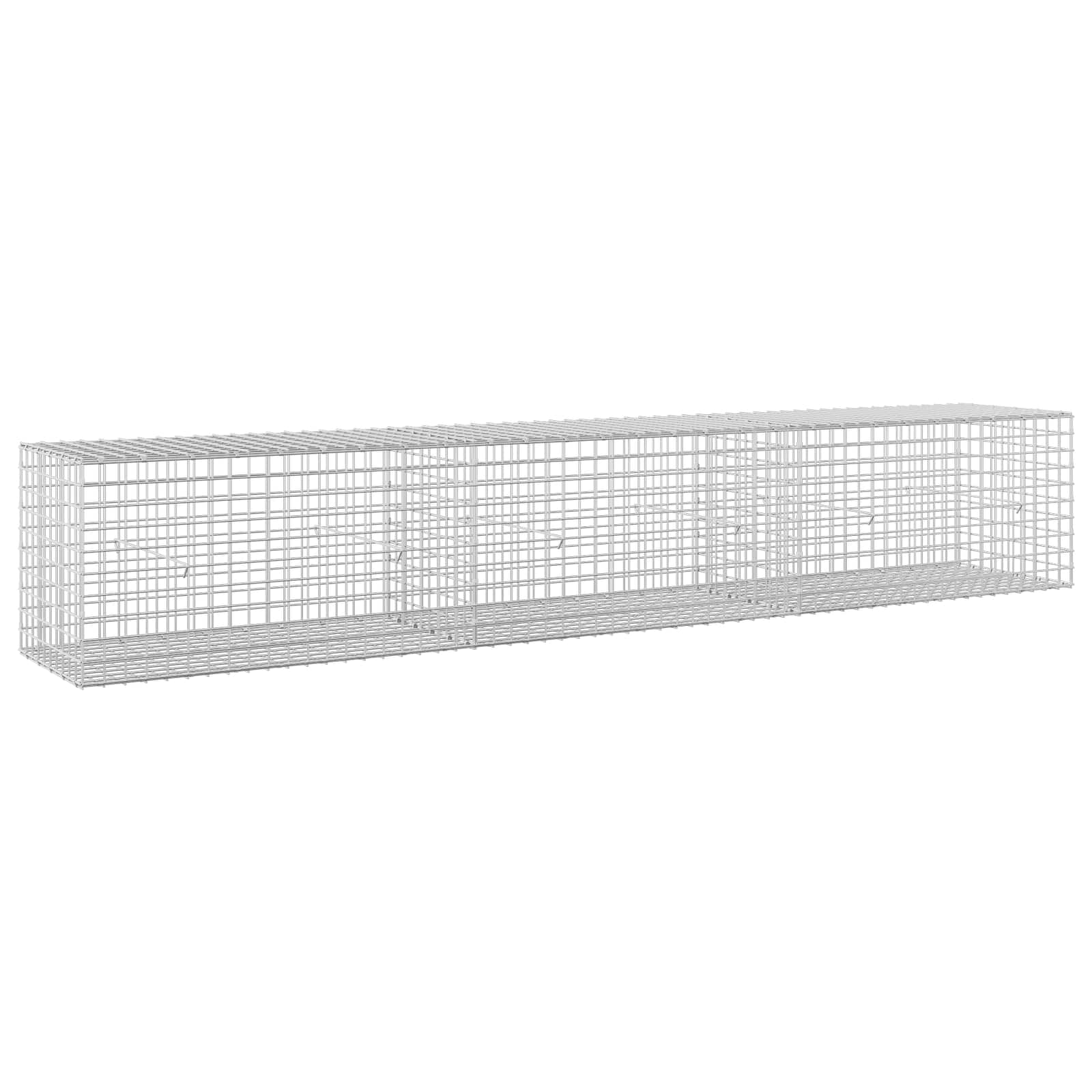Gabione Mit 3,5 Mm Draht Und 5x5 Cm Maschen 300x50x50 Cm Vidaxl