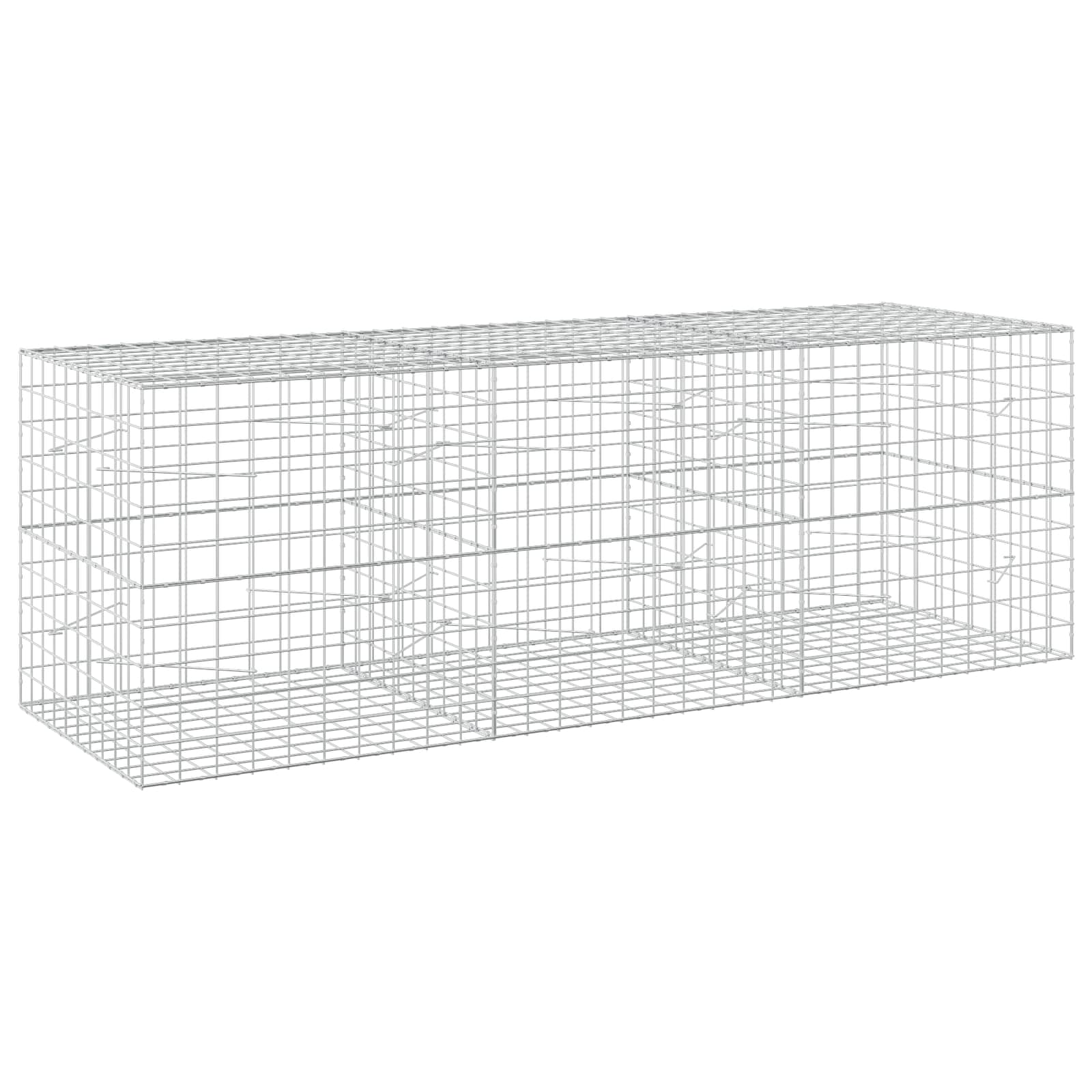 Gabione Mit 5 Mm Draht Und 10x10 Cm Maschen 300x100x100 Cm Vidaxl