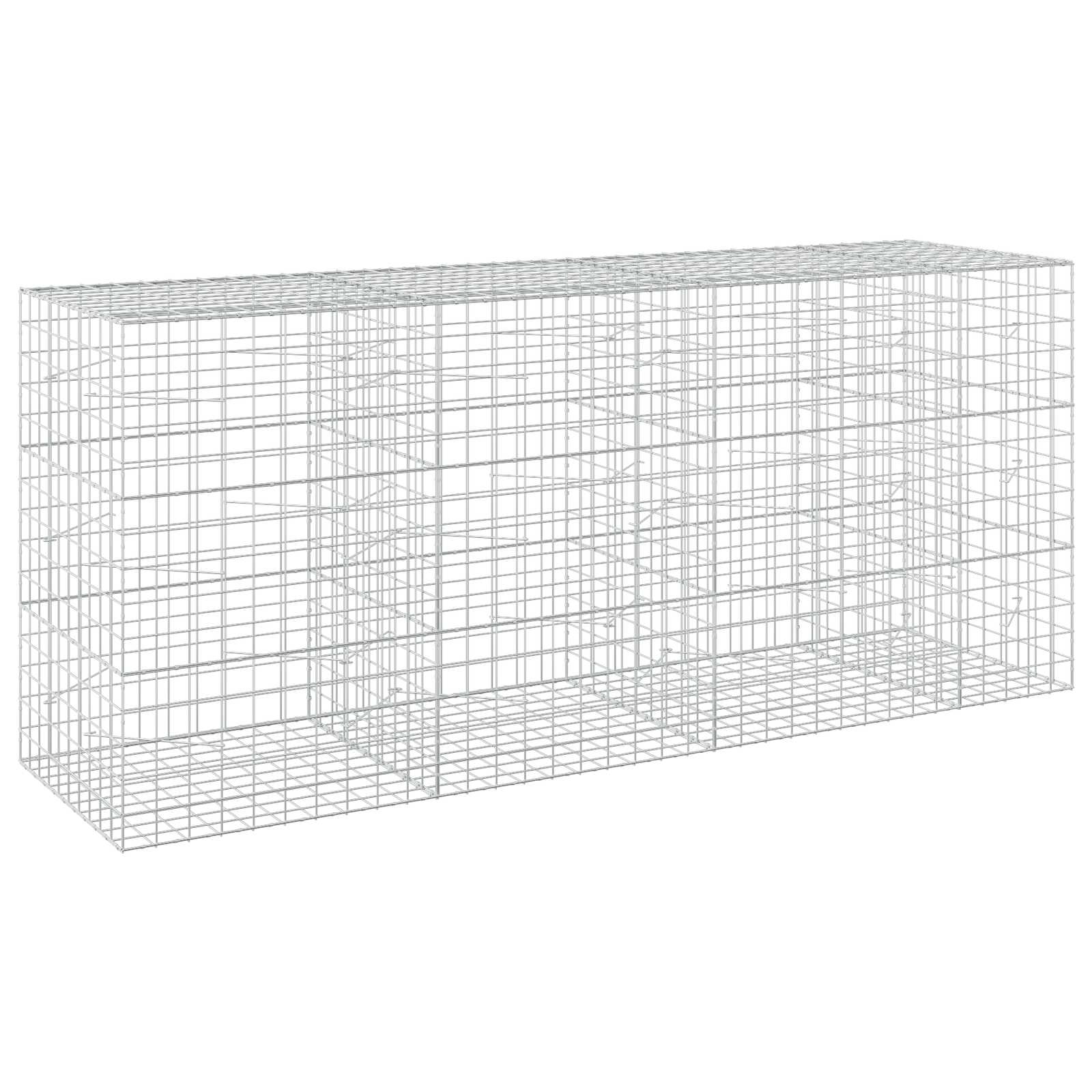 Gabione Mit 5 Mm Draht Und 10x10 Cm Maschen 350x100x150 Cm Vidaxl