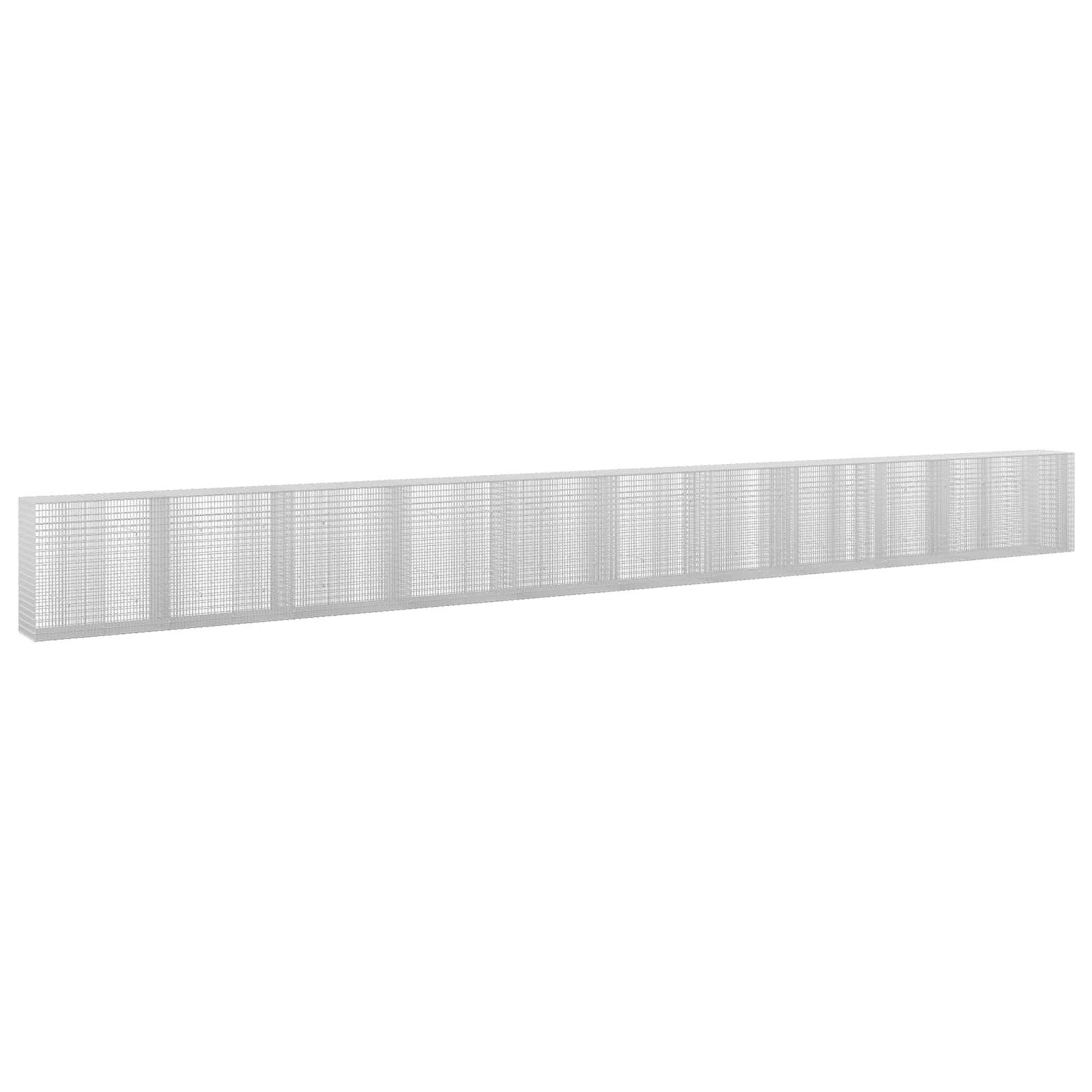Gabione Mit 3,5 Mm Draht Und 5x2,5 Cm Maschen 1050x50x100 Cm Vidaxl