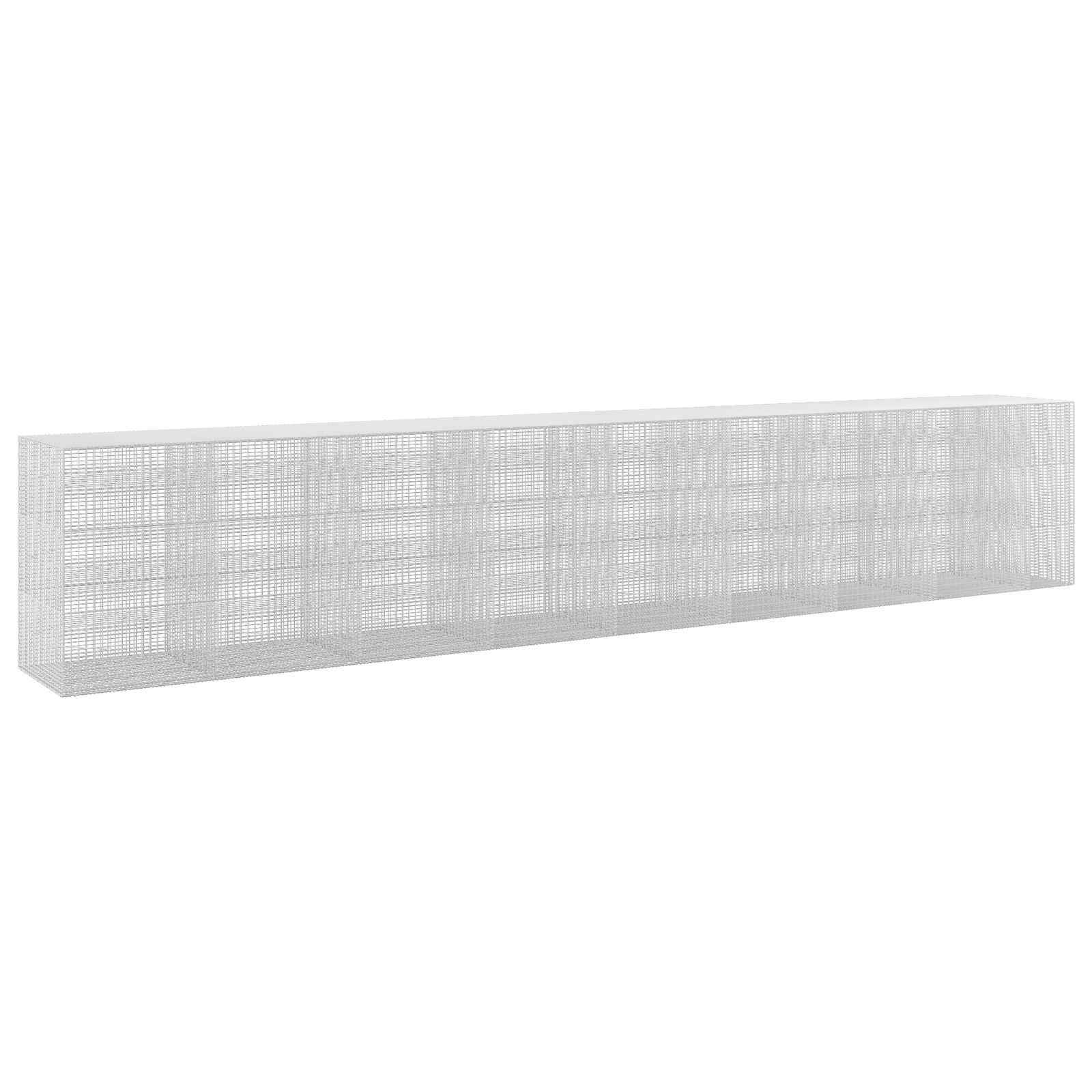 Gabione Mit 3,5 Mm Draht Und 5x2,5 Cm Maschen 850x100x150 Cm Vidaxl