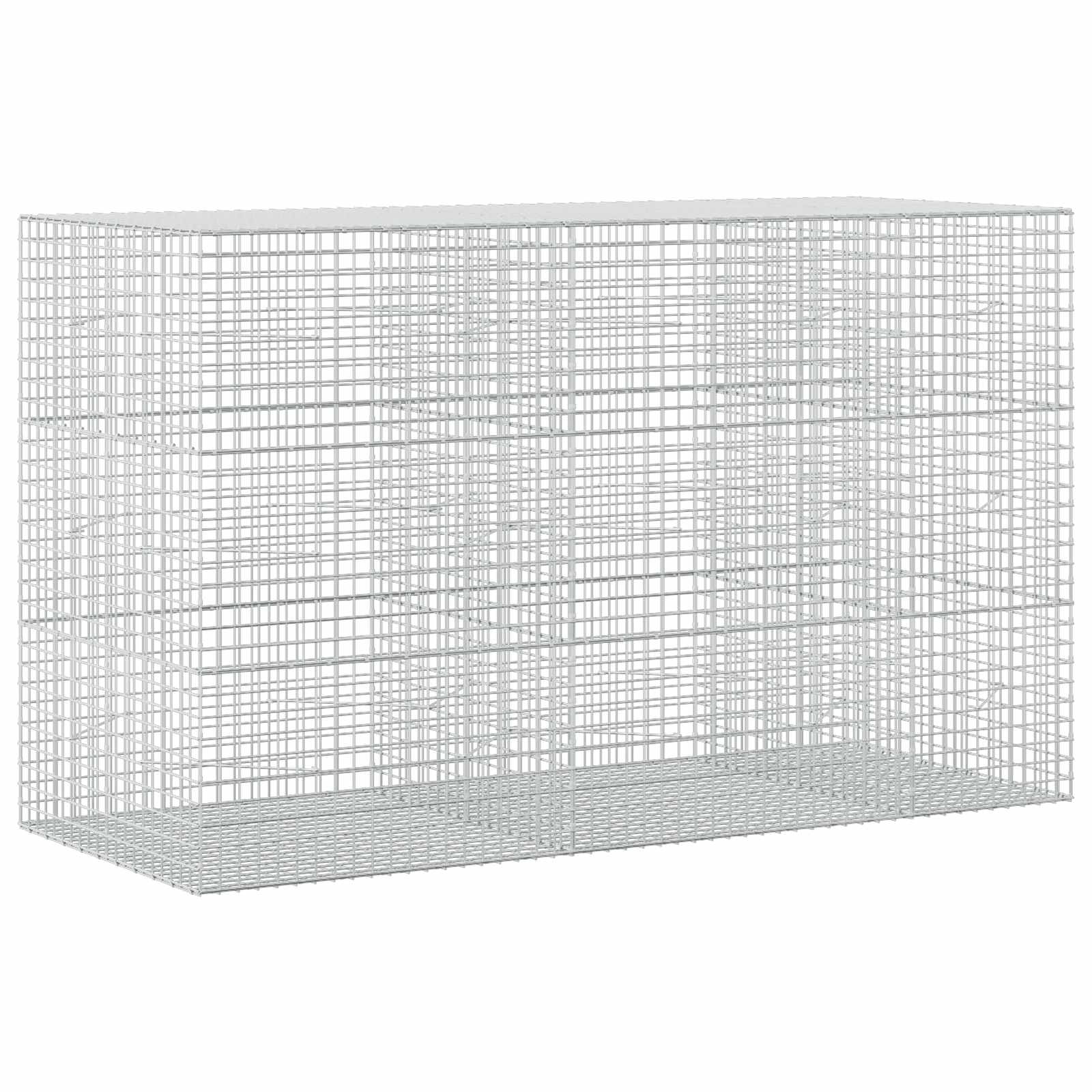 Gabione Mit 5 Mm Draht Und 5x5 Cm Maschen 250x100x150 Cm Vidaxl