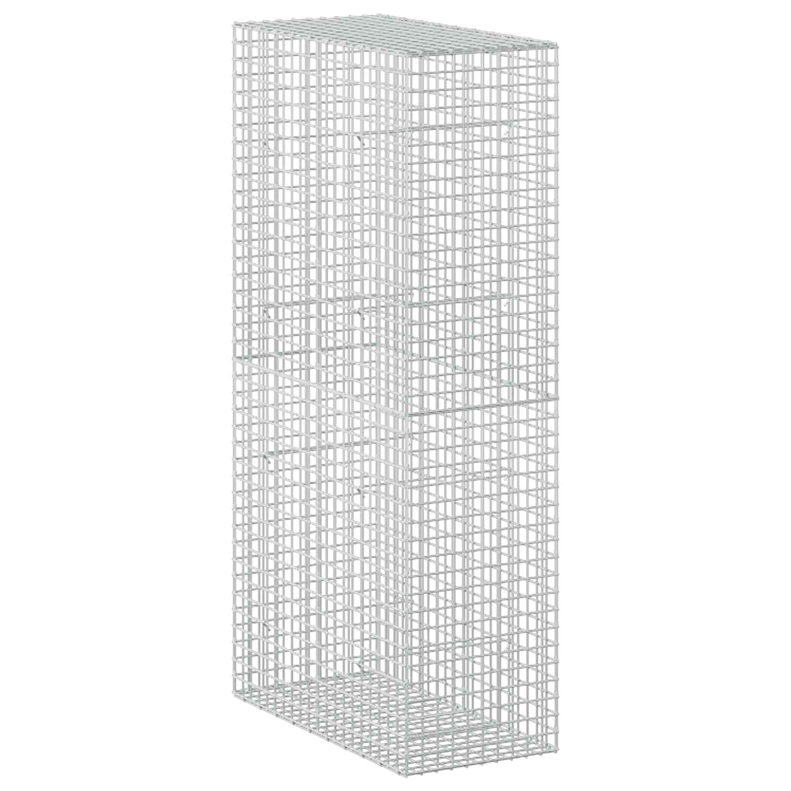 Gabione Mit 5 Mm Draht Und 5x5 Cm Maschen 50x100x200 Cm Vidaxl