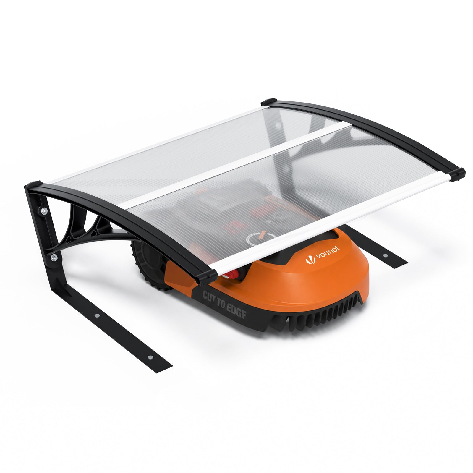 Vounot® Mähroboter Garage Carport 82x80x46 Cm Alu-verstärkung Transparen