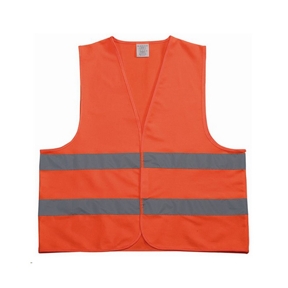 Reflektierender Orangener Warnweste Homologiert Xl
