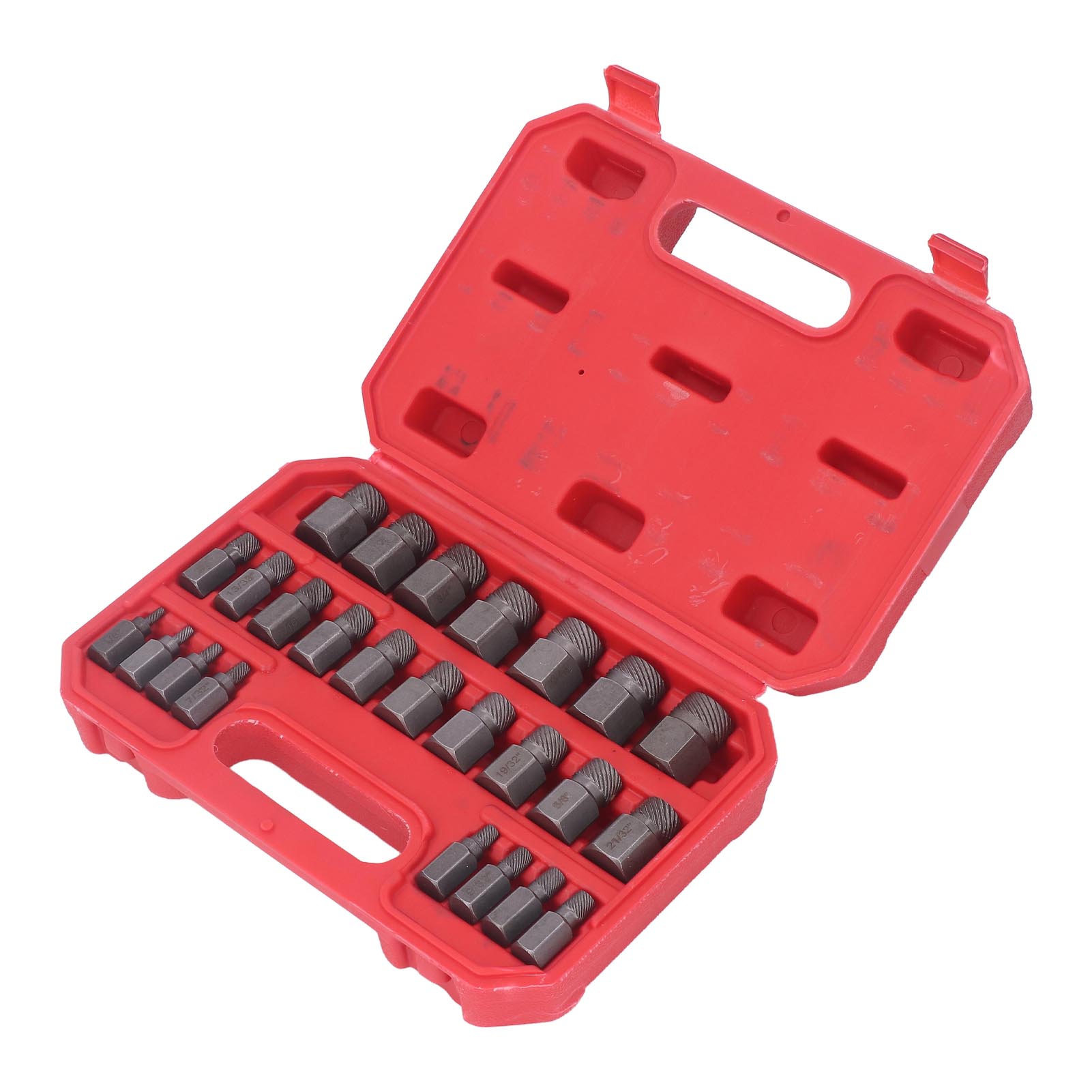 Set Mit 25 Bolzenausdrehern Aus Chrom-molybdän-stahl, Standard-schraubenausdrehwerkzeuge (zollgröße).