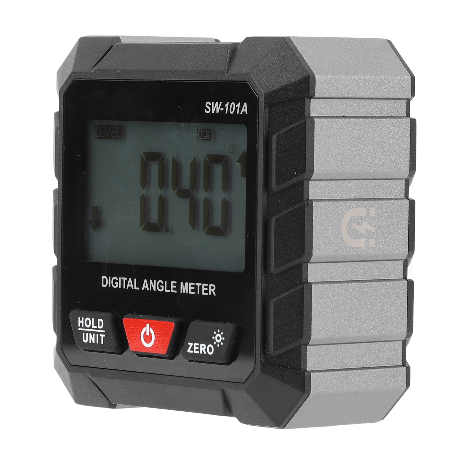 X 90° Digitaler Winkelmesser Mit Automatischem, Drehbarem Magnetdisplay, Präzises Winkelmessgerät Für Die Holzbearbeitung