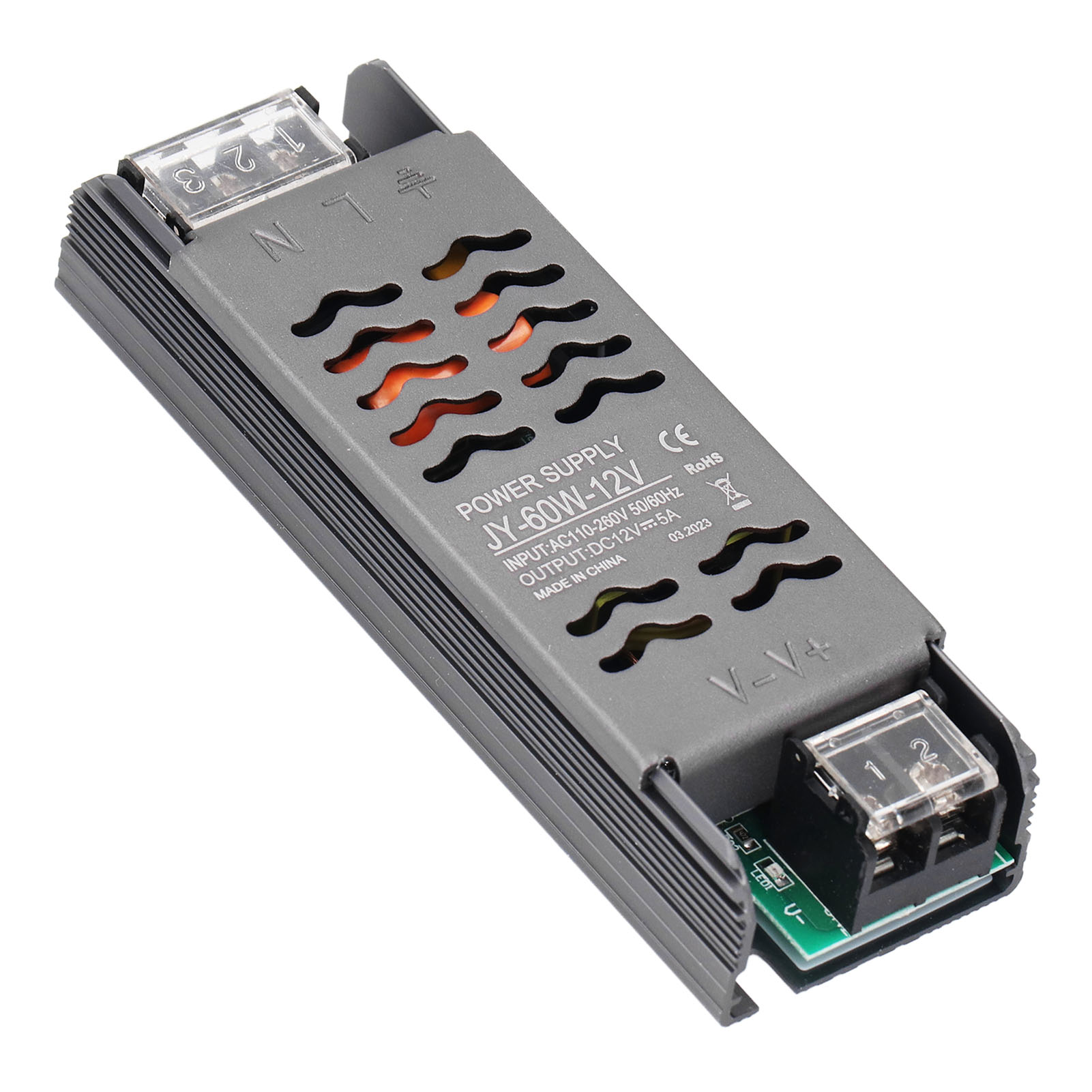 12v Dc 60w Led-netzteil, Konstantspannungstransformator Für Lineare Beleuchtungsprojekte, Ac110-260v Eingang
