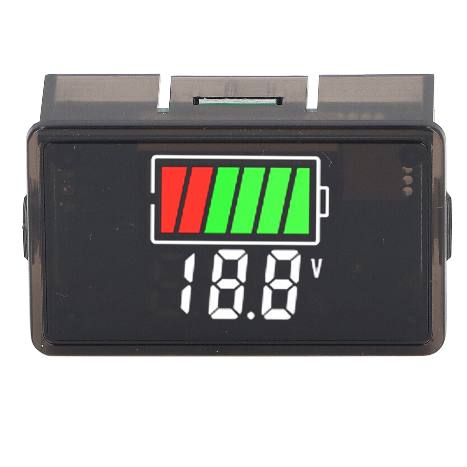 Digitales Batteriemonitoring Mit Hintergrundbeleuchteter Led-anzeige, Batterievoltmeter Für Auto, Motorrad, Boot, Dc 8 - Weiße Hintergrundbeleuchtung 100v