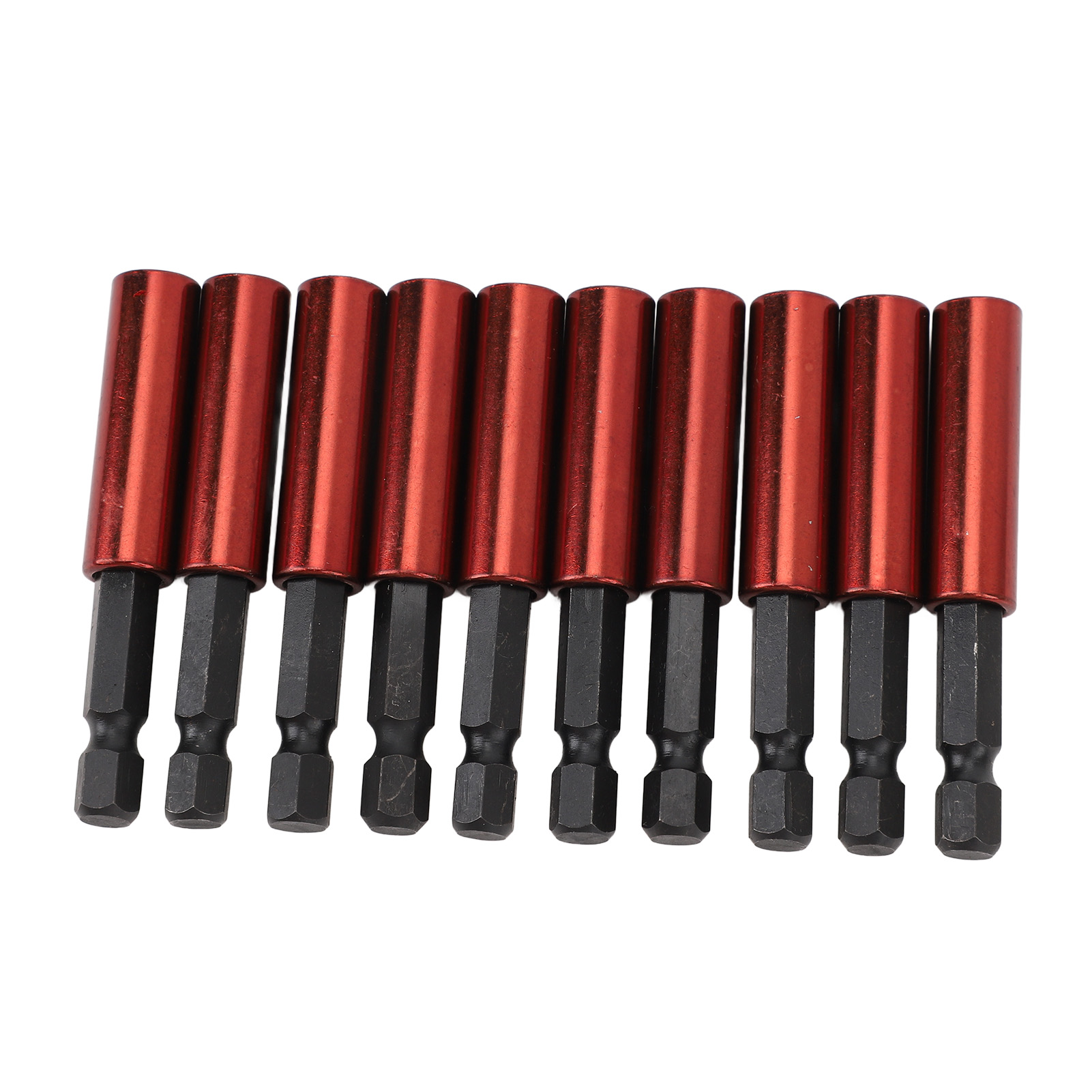 Set Mit 10 Langen Schraubendreherbits, Magnetischem Bithalter, 1/4-zoll-sechskantverlängerung, 60 Mm Länge