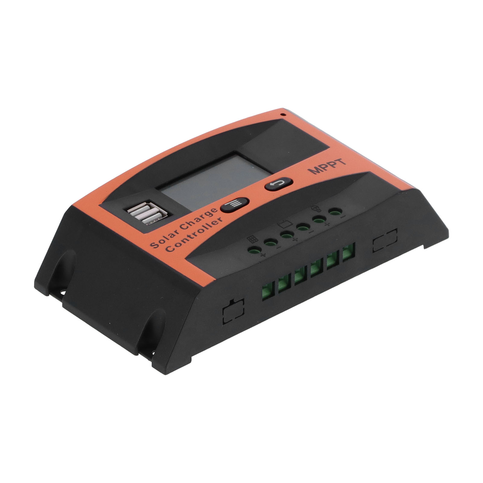 Mppt-solarladeregler Für Photovoltaikmodule Mit Zwei Usb-anschlüssen 12v/24v 20a