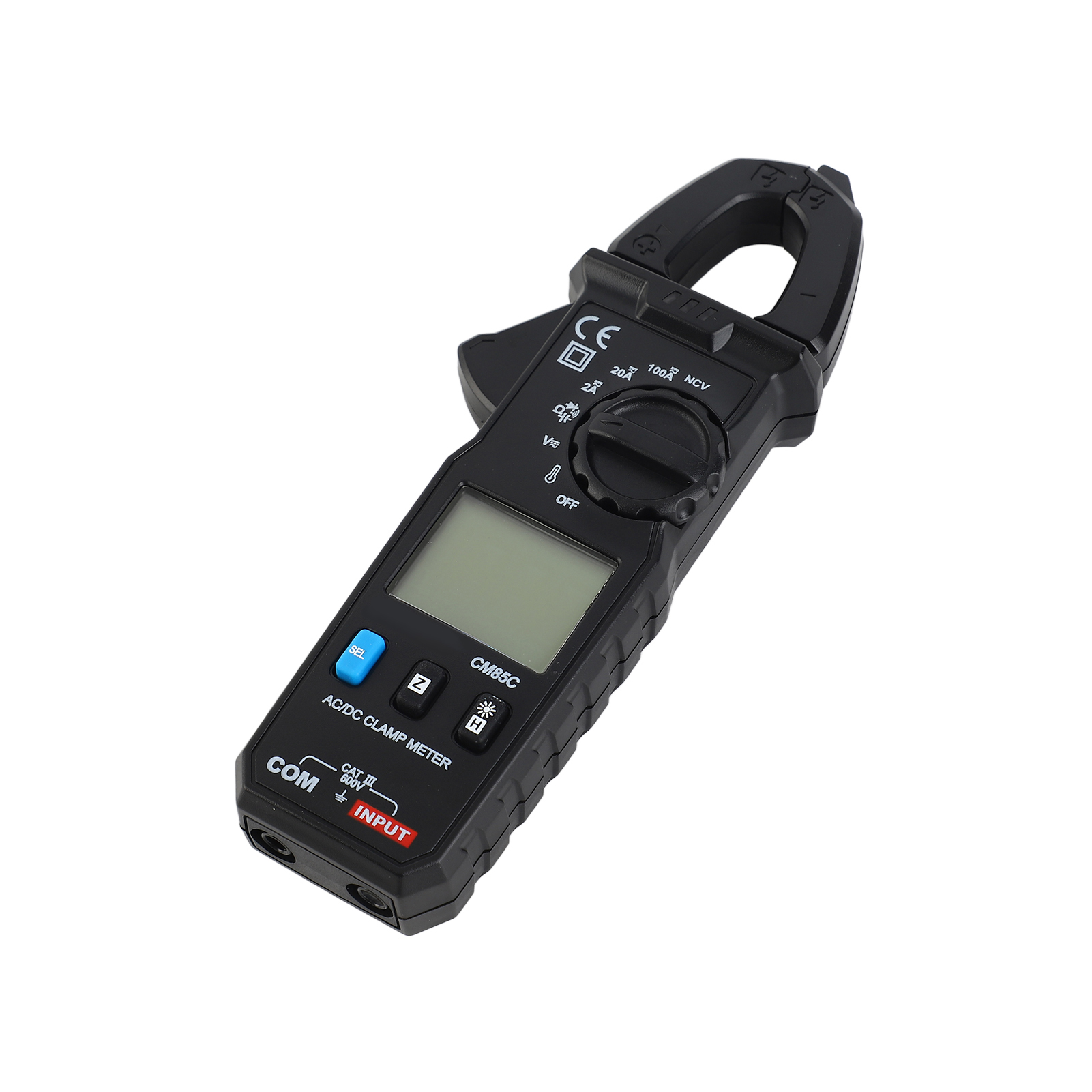 Tragbares Mini-zangenmessgerät Mit Automatischer Bereichswahl, Hintergrundbeleuchtetem Lcd-display, 100 A, 600 V, Ncv. Misst Gleichstrom, Wechselstrom, Spannung, Diodendurchgang Und Temperatur.