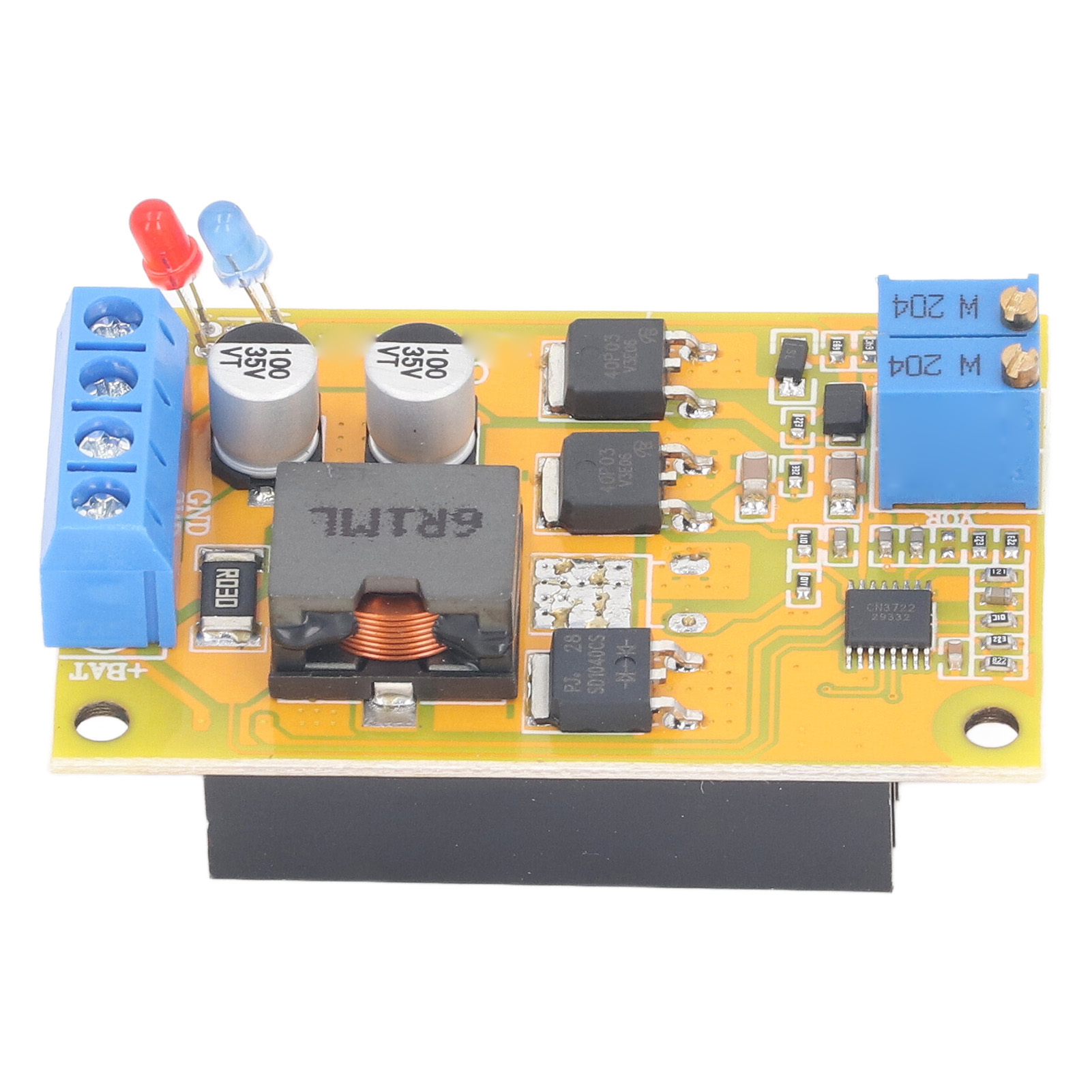 Niedrigstrom-mppt-solarlademodul, Mini-6a-8-30v-lipo-solarladegerät