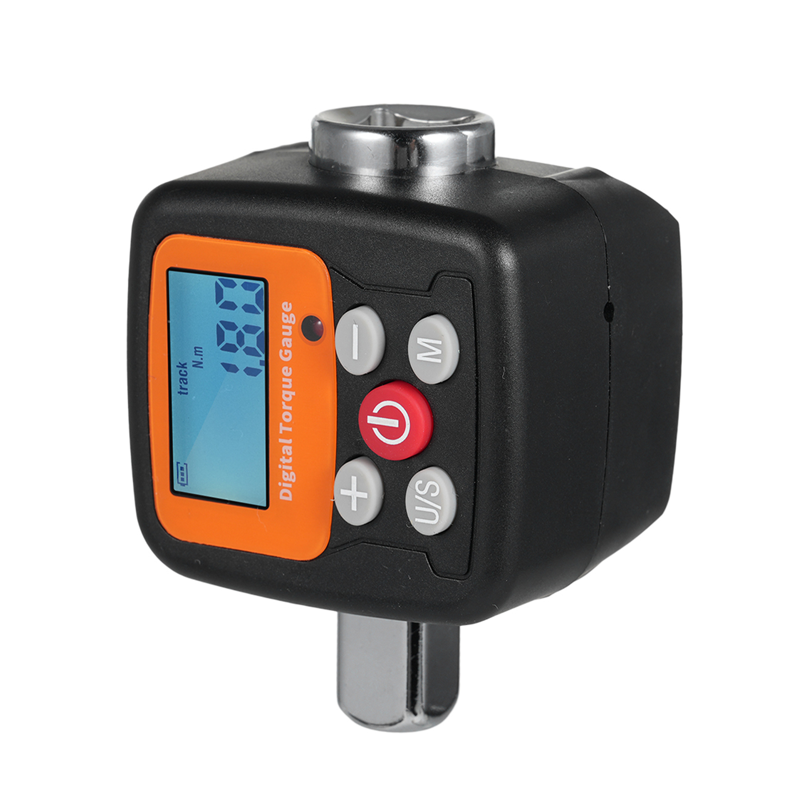 Engc-340 Digitalmultimeter, 1/2'' Auf 1/4'' Und 1/2'' Auf 3/8'' Adapter, Hohe Präzision, 4-stufiges Hintergrundbeleuchtetes Display, Ideal Für Kfz-, Fahrrad-, Motorrad-, Heimwerker- Und Haushaltsrepar