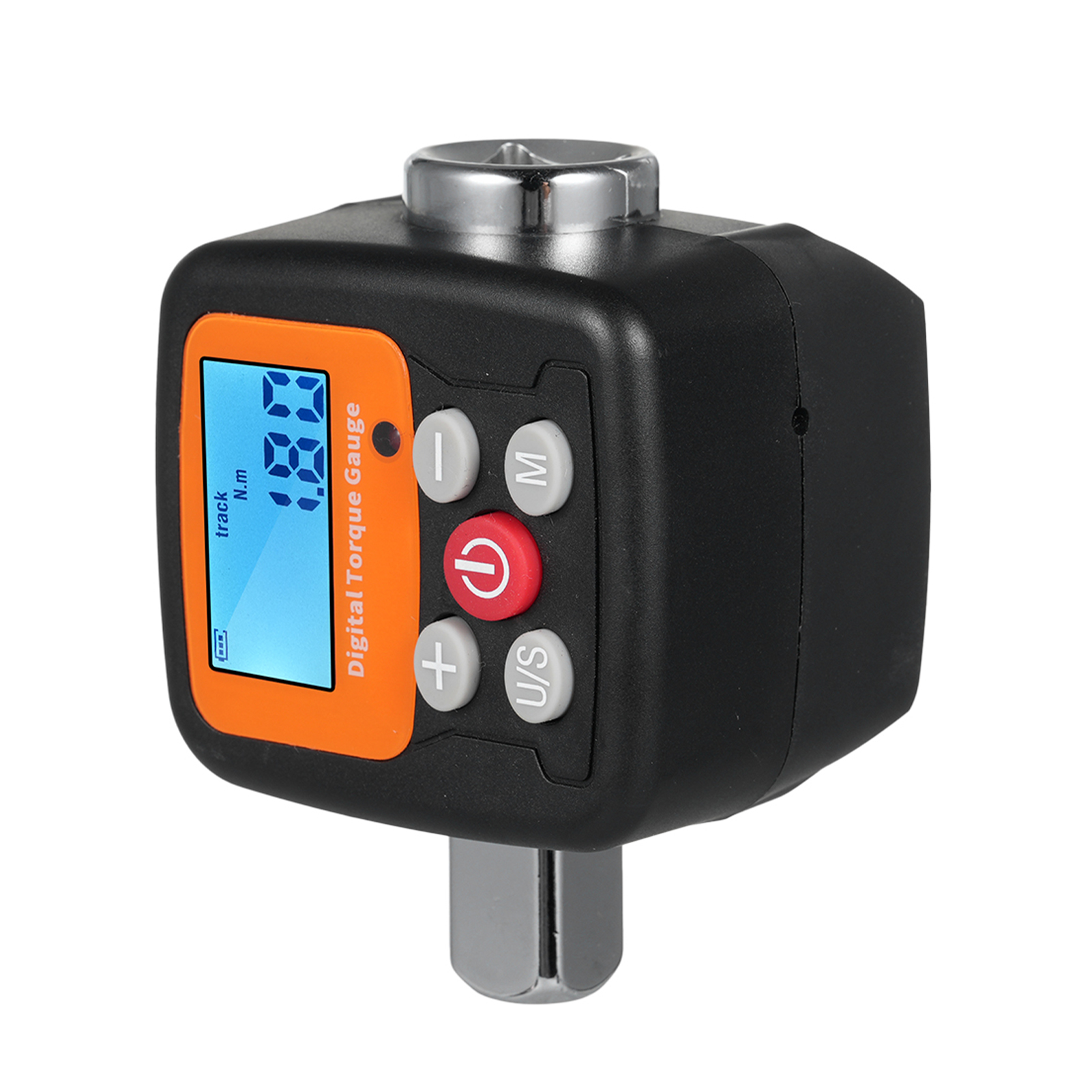 Engc-200 Digitalmultimeter, 1/2'' Auf 1/4'' Und 1/2'' Auf 3/8'' Adapter, Hohe Präzision, 4-stufiges Hintergrundbeleuchtetes Display, Ideal Für Kfz-, Fahrrad-, Motorrad-, Heimwerker- Und Haushaltsrepar