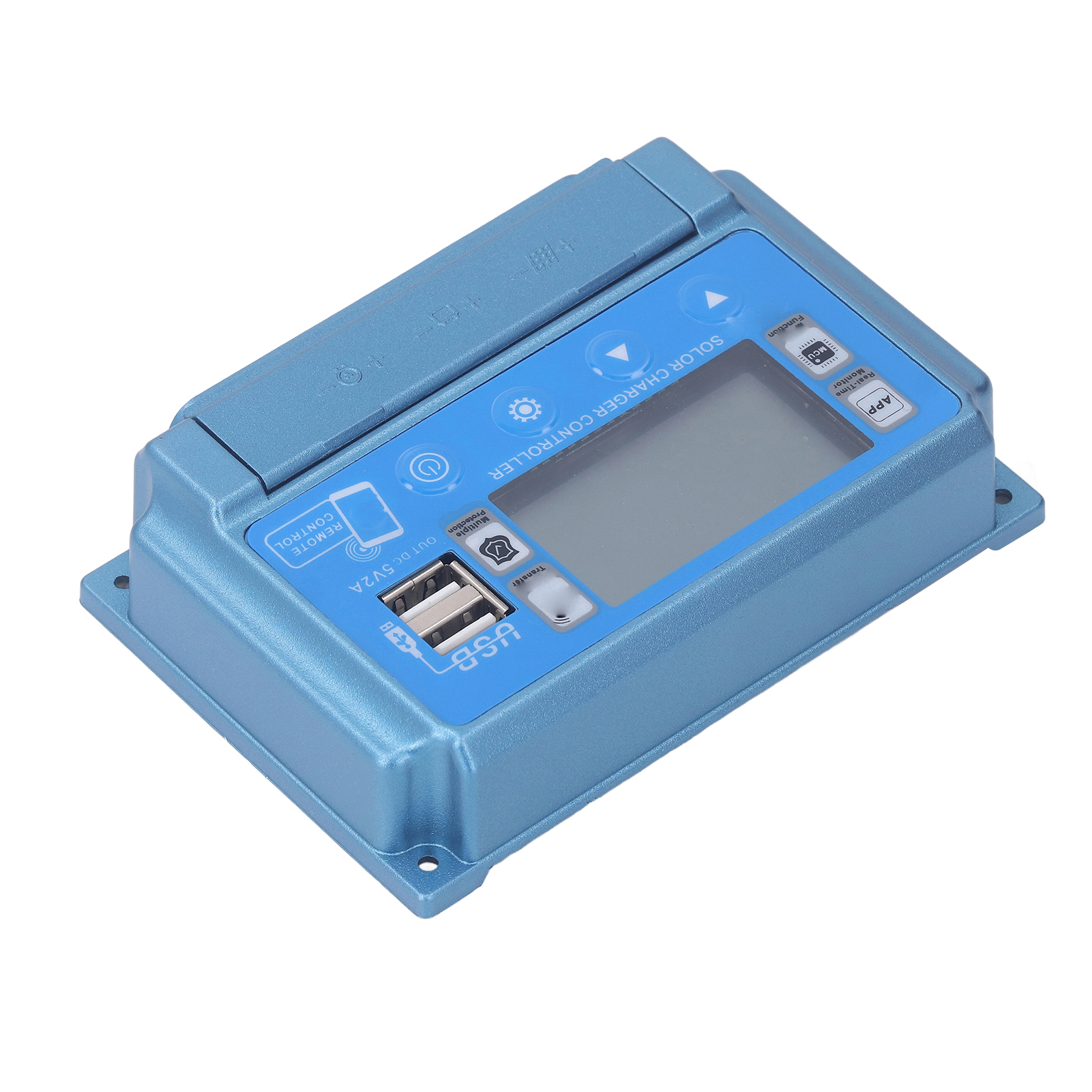 Mppt-solarladeregler (12 V, 24 V, 36 V, 48 V, 60 V) Mit Automatischer Anpassung, Zwei Usb-anschlüssen, Bluetooth Und 30 A