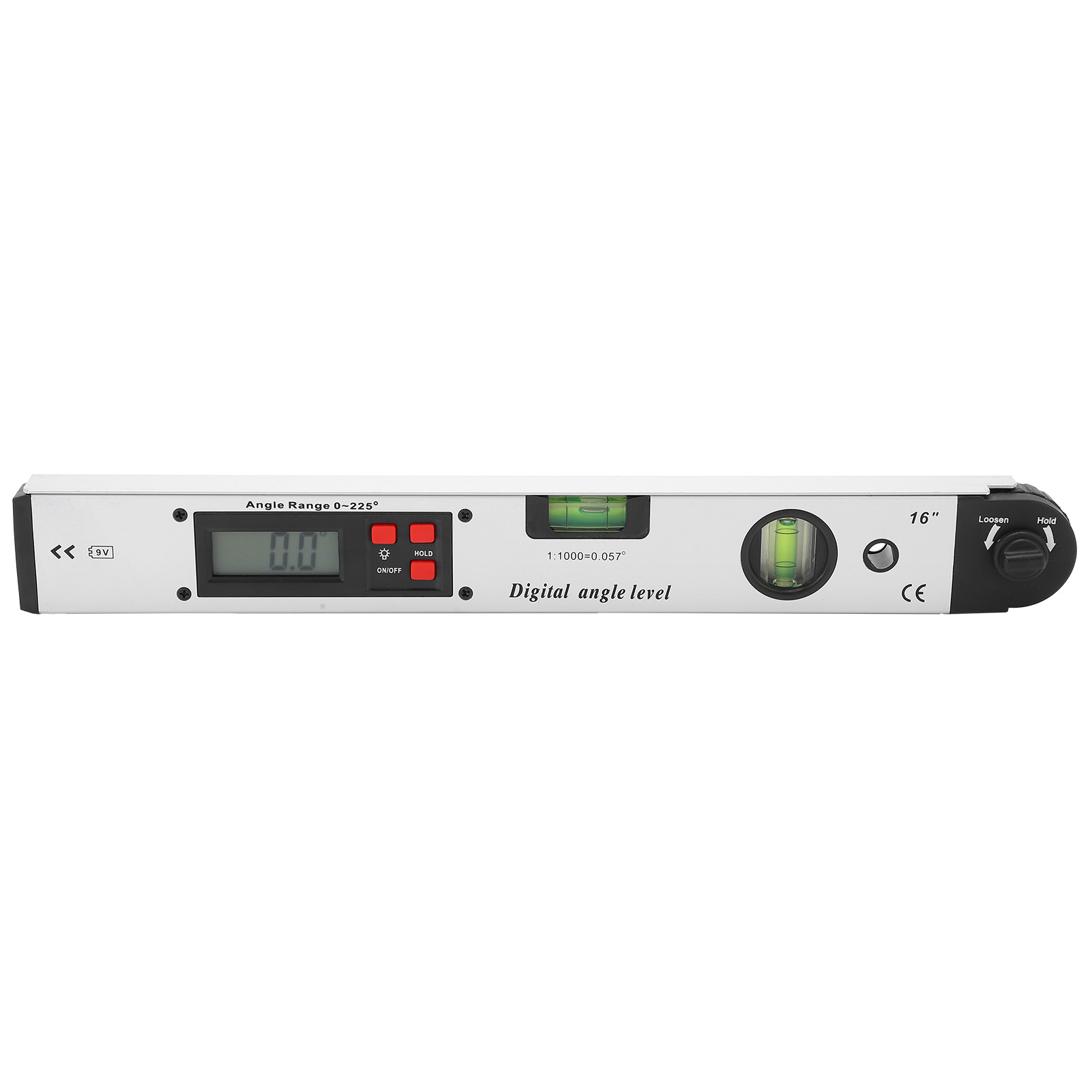 400-mm-klappwasserwaage Mit Digitalanzeige, Elektronischer Winkelmesser, Digitaler Winkelmesser