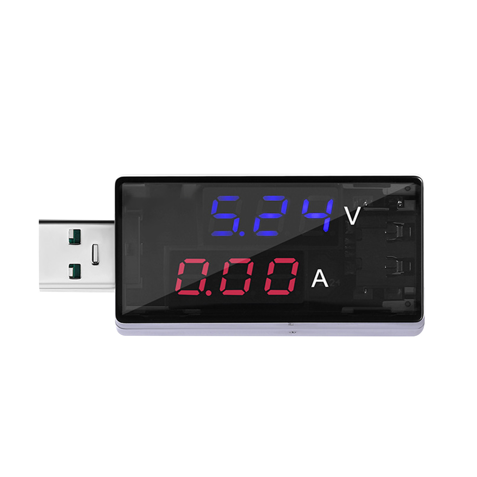 2-in-1 Usb-leistungsmessgerät: Voltmeter, Amperemeter, Farbdisplay, 4–30 V, 0–6,5 A