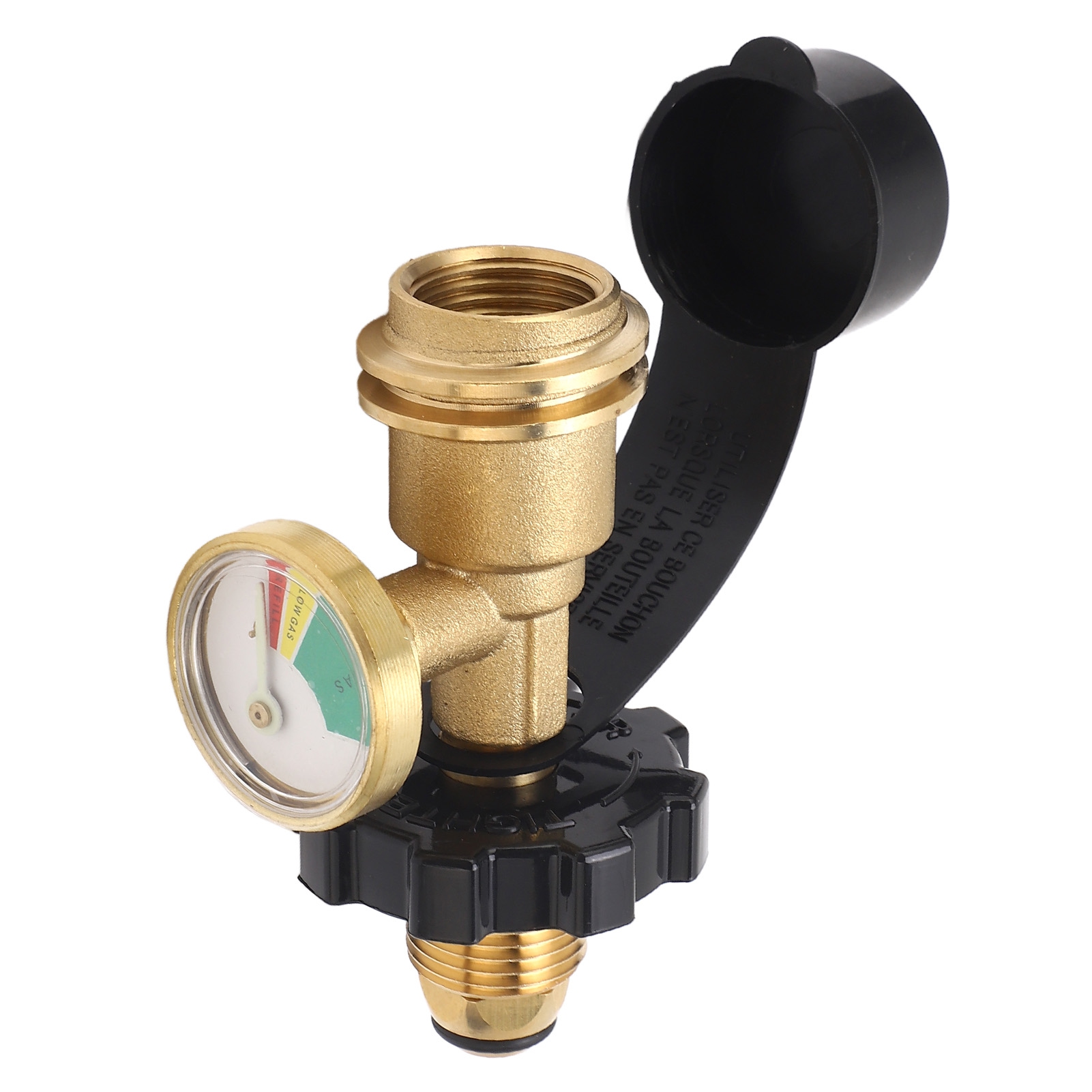 Adapter Für Pol-gastank: Serviceventil Für Pol-lpg-tank Auf Qcc1-gastankadapter Mit Manometer