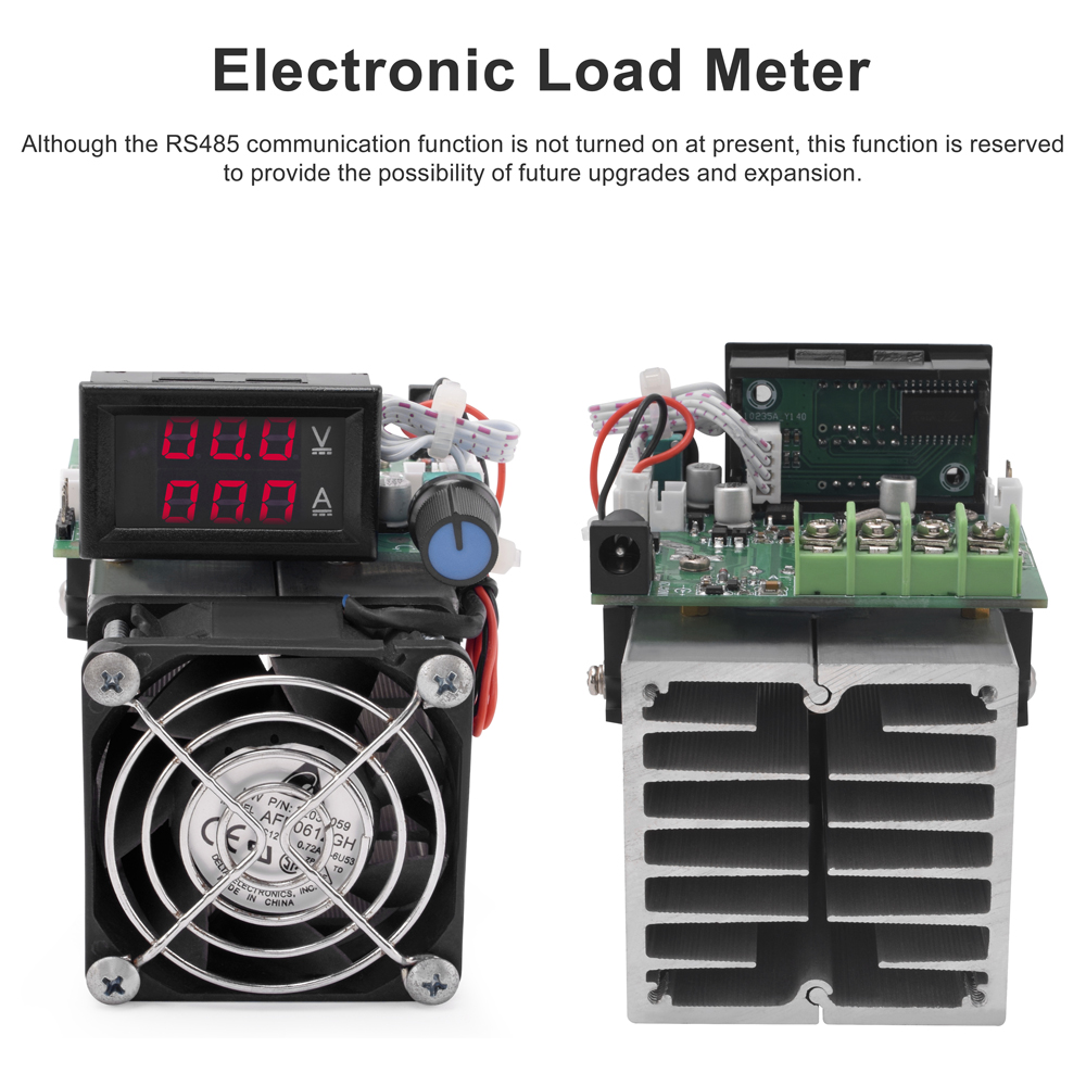 Verbesserter Elektronischer Lastmesser (100 W), Eingangsspannung 1–100 V, Led-anzeige Mit Netzschaltersperre, Stromanzeige, Überhitzungsschutz, Verzögerte Lüfterabschaltung, Selbstkorrekturfunktionen