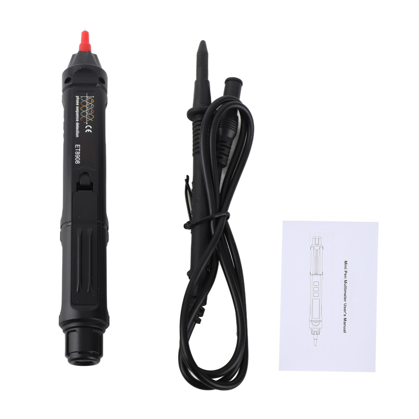 Et8908 Digitaler Spannungsprüfer Dc 1000 V/ac 700 V, Stiftmultimeter, Tragbares Prüfgerät Mit Automatischer Spannungsidentifizierung