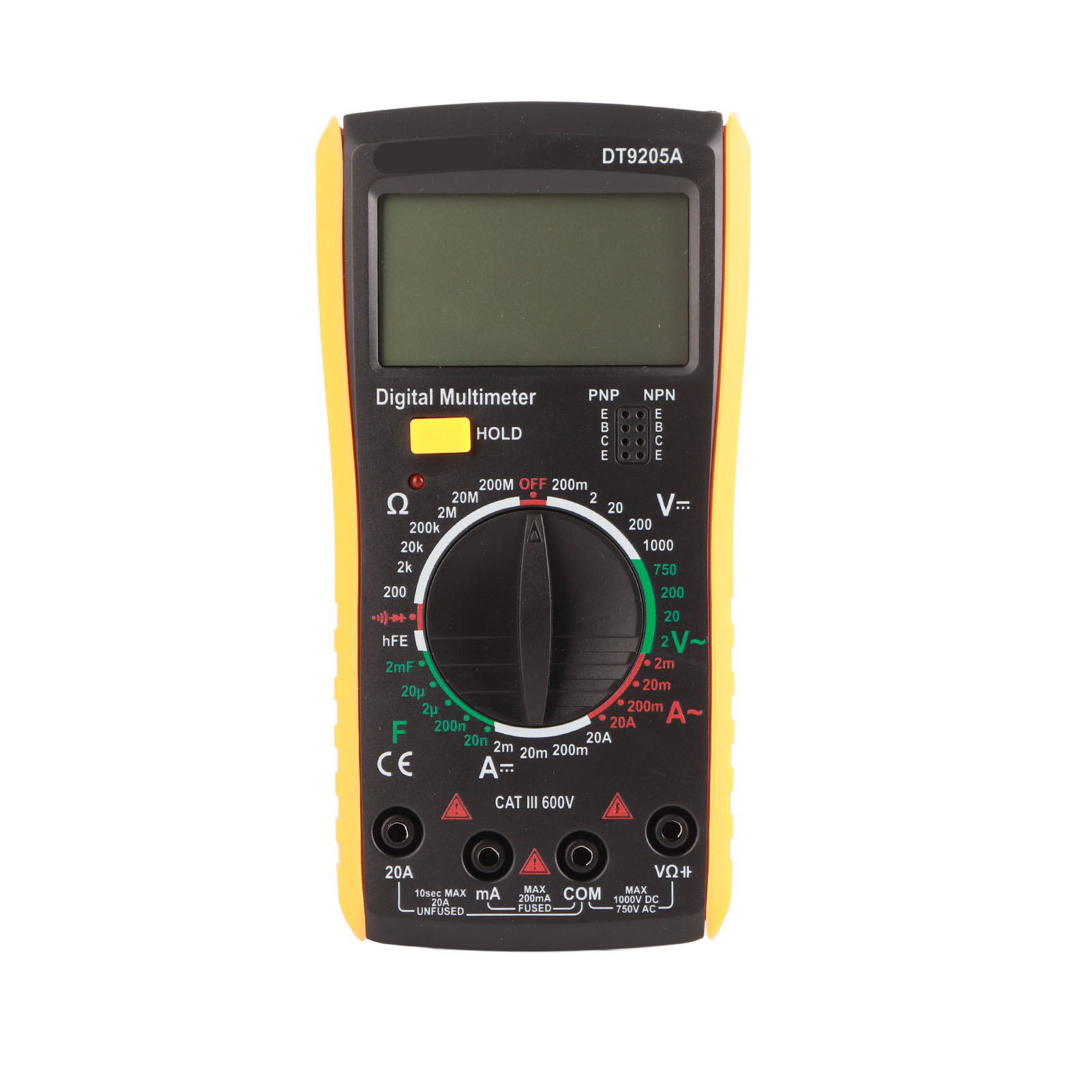 Dt-9205a Tragbares Digitalmultimeter Mit Lcd-bildschirm