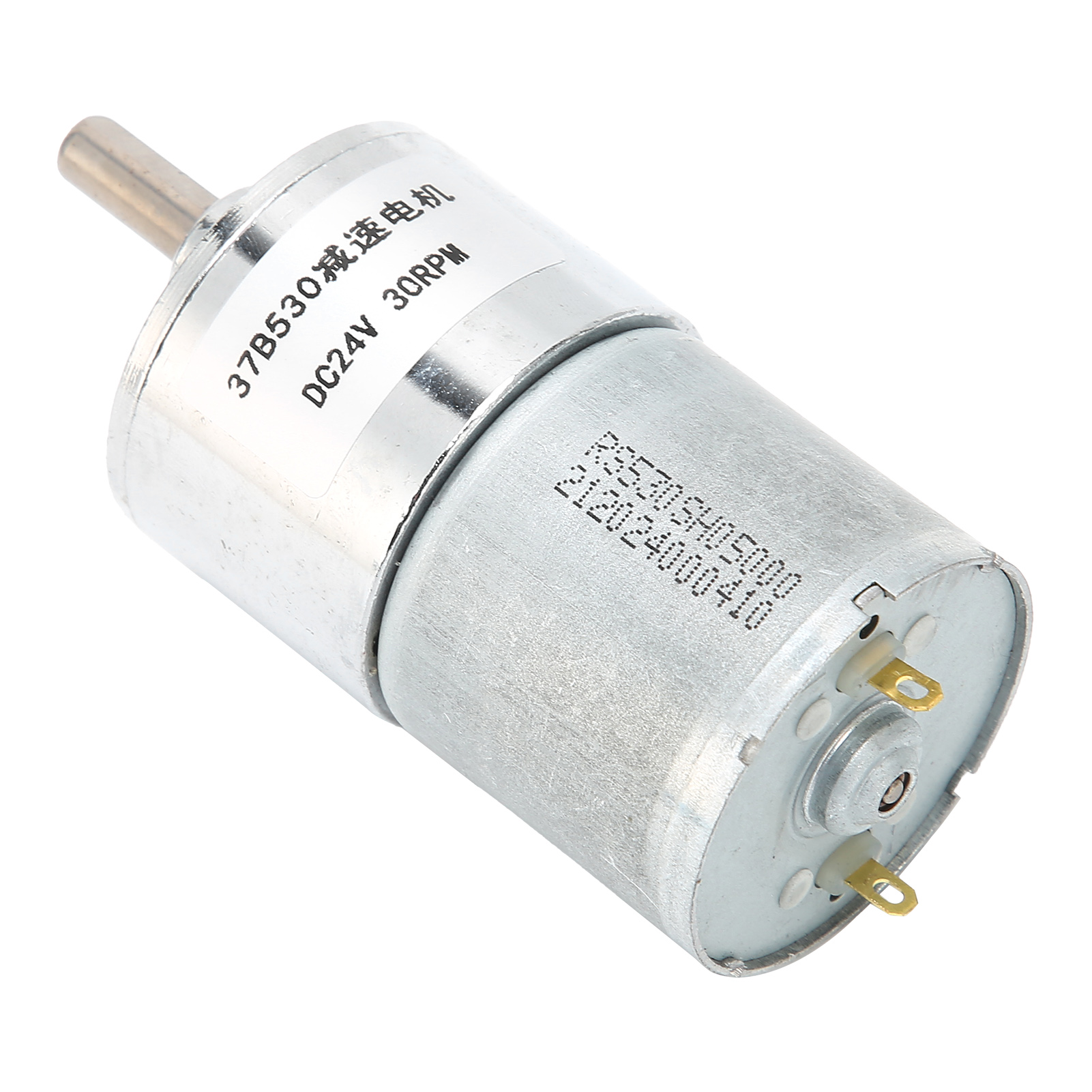 Schneckengetriebe-gleichstromturbinenmotor Zur Drehzahlreduzierung, Maschinengetriebeteile, 24 V, 30 U/min, 37b530