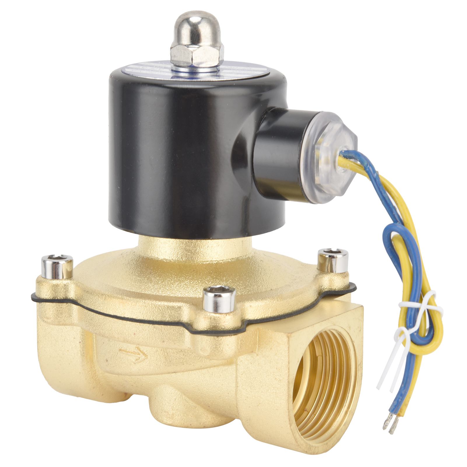 Magnetventil, Normalerweise Geschlossen, Direktwirkende Messingmembran, 25 Mm, 220 V Wechselstrom