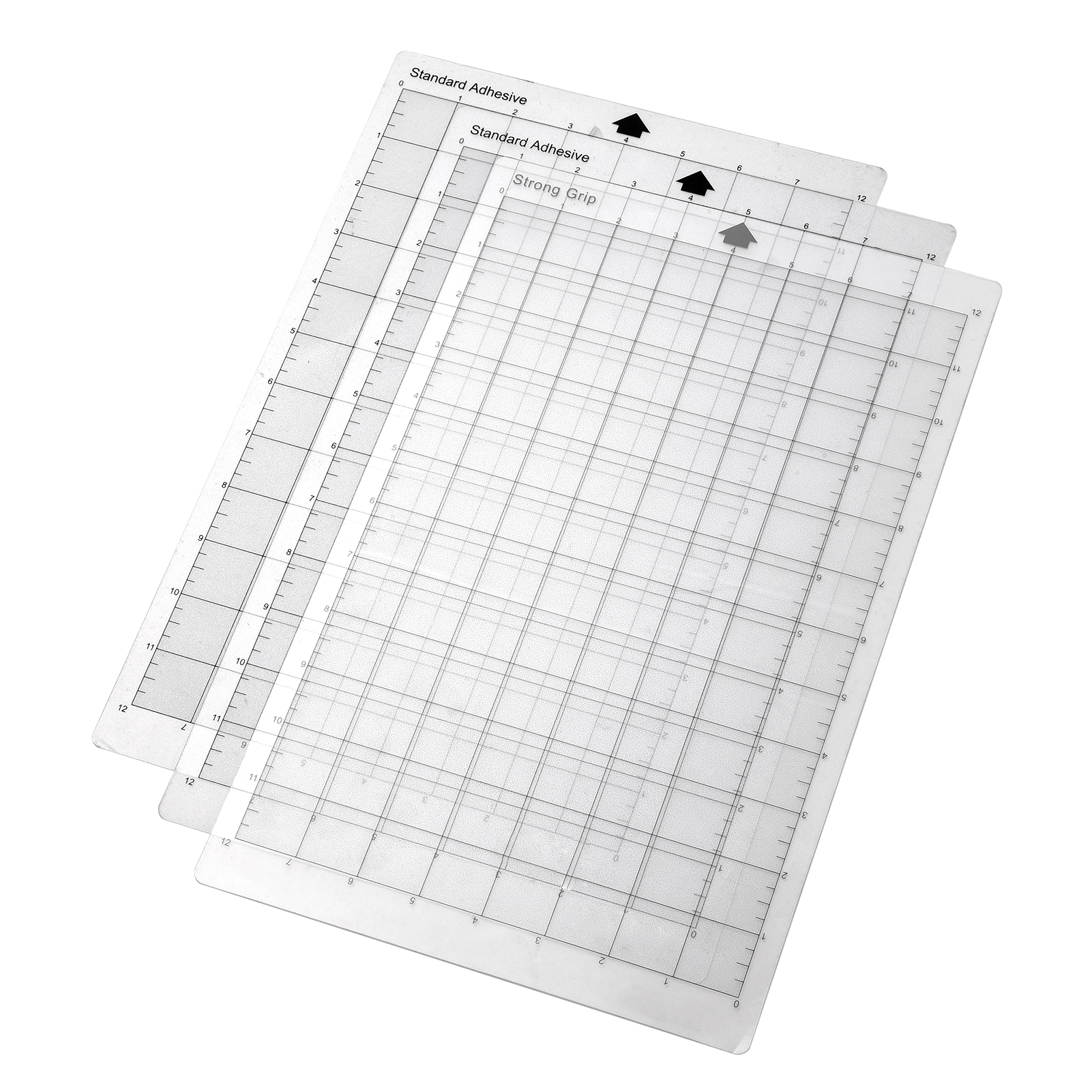 Ersatz-schneidematte Mit Transparenter Klebefläche Und 8 X 12 Zoll Großem Messraster Für Den Silhouette Cameo Explore Schneideplotter (3er-pack)