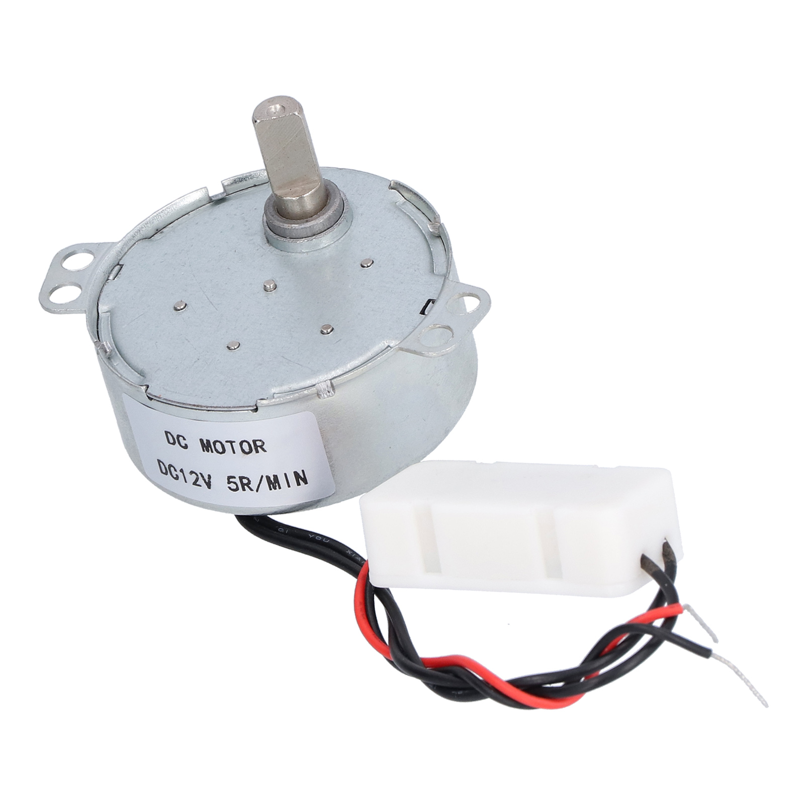 Hochdrehmomentmotor, Drehrichtung Gegen Den Uhrzeigersinn/im Uhrzeigersinn, Einteilige Flachwelle, Getriebeteile, 12 V Gleichstrom, 5 U/min, 4 W, 50 Tyc