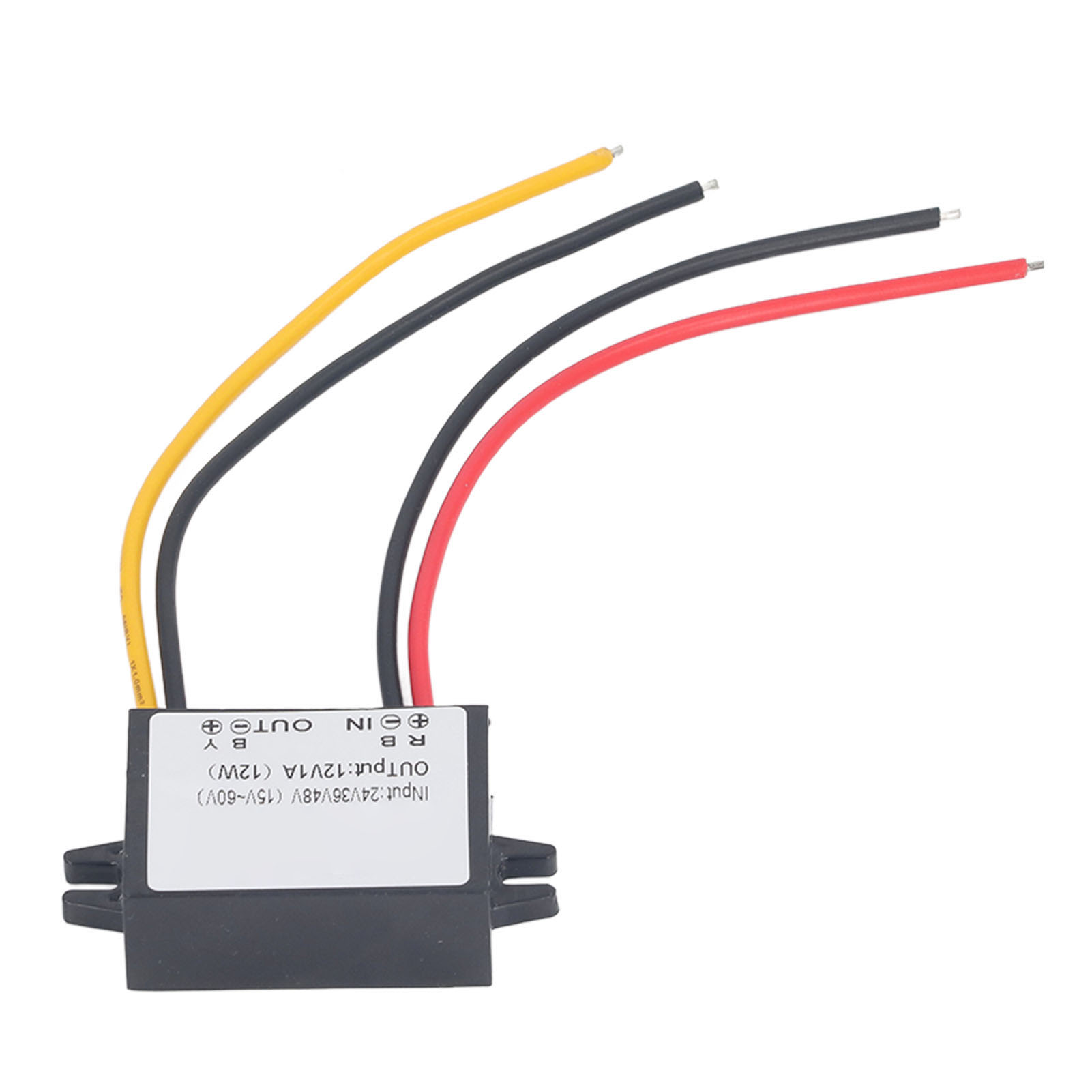 Einstellbarer Abwärtswandler (dc/dc) 24v 36v 48v (15v - Ultradünnes Pp-gehäuse, Epoxidharz-netzteile (60v) Auf 12v, 1a, 12w)