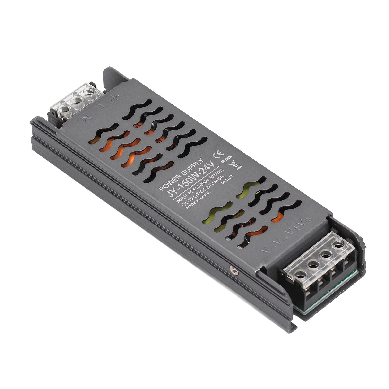 Schaltnetzteil Für Leds Mit 150-w-konstantspannungstransformator, Geeignet Für Technische Projekte (ac110). – Eingang: 260 V, Ausgang: 24 V Dc