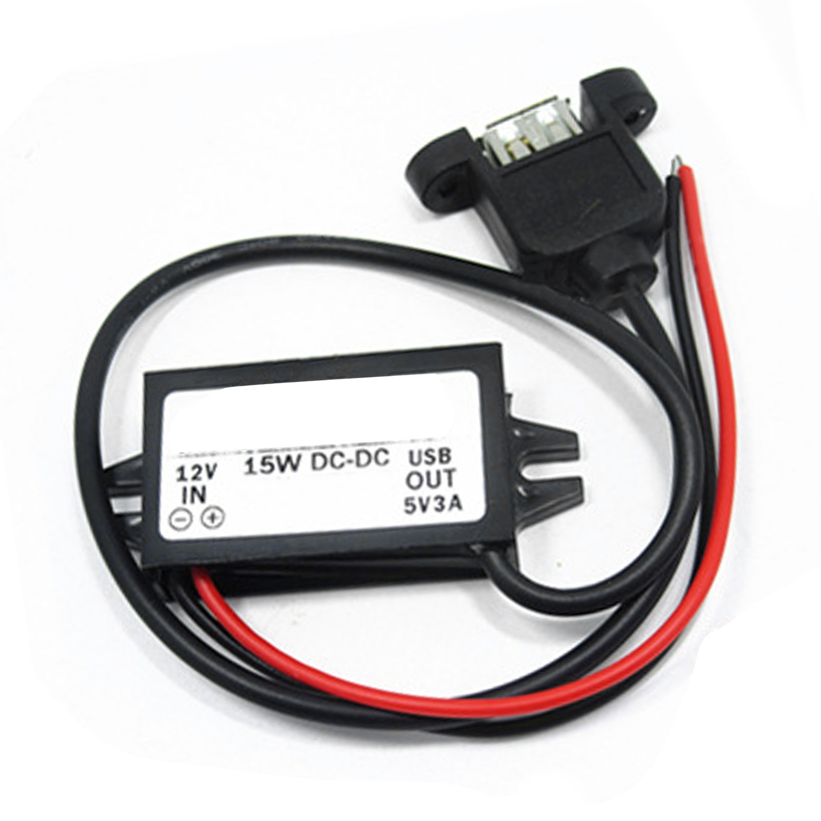 12v Auf 5v Wandler Mit Usb-ausgang, Abwärtsspannungsmodul, Netzteil, Hocheffizienter Gleichspannungswandler Mit Anschlüssen.