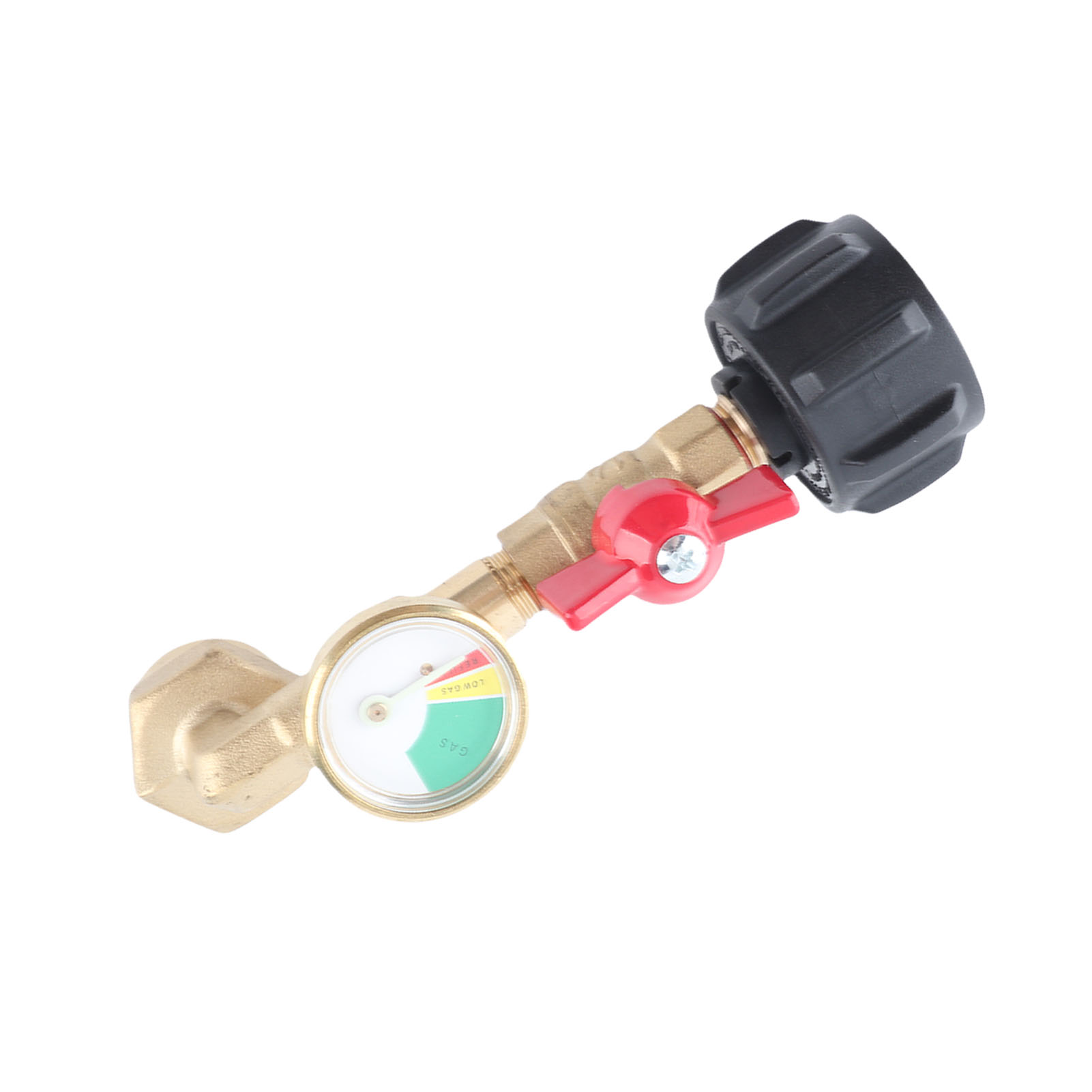 Propangas-fülladapter Mit Manometer Und Ein-/aus-ventil, Winkeladapter Für 1 Lb (454 G) 1-zylinder Qcc1 20 Lb Gasflasche