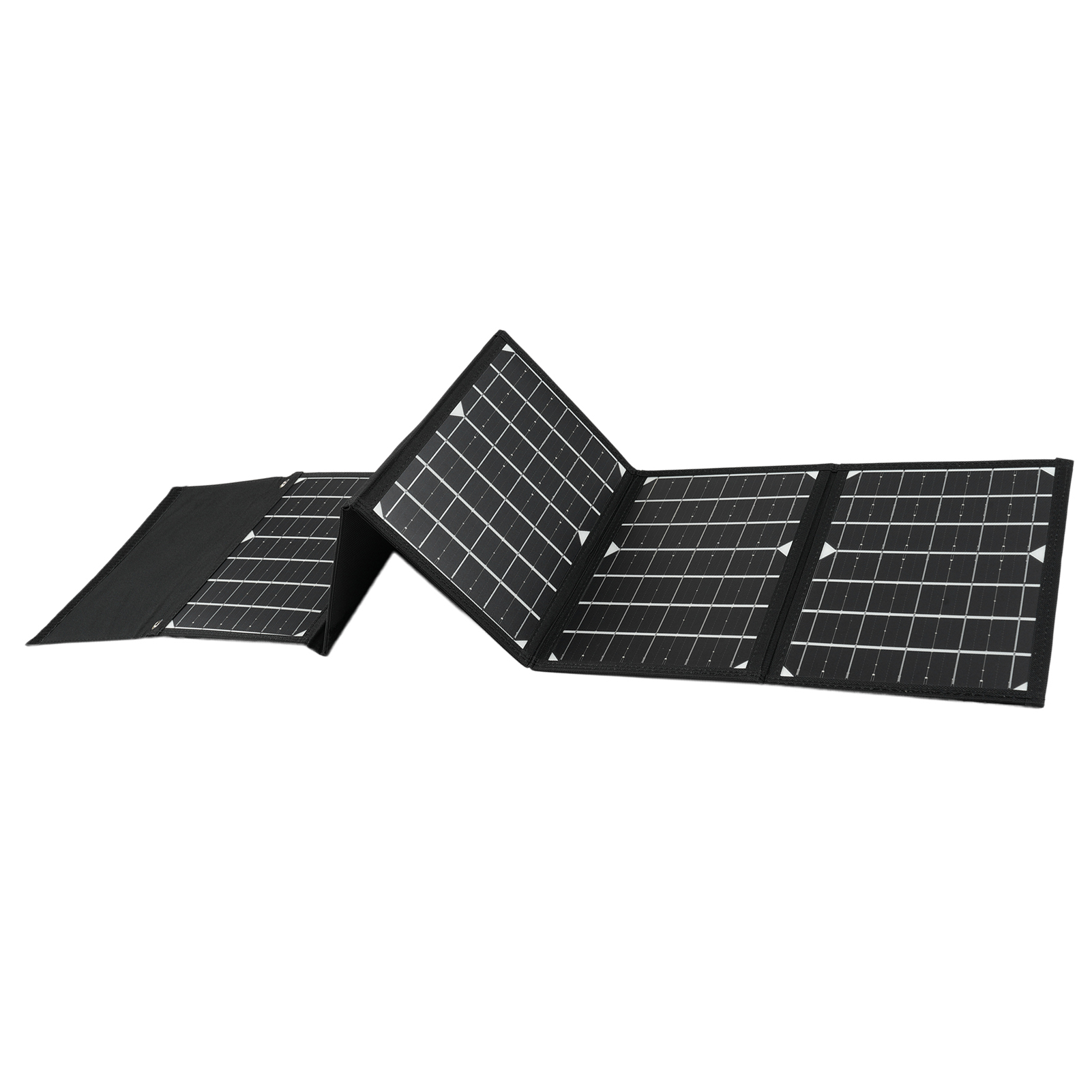 Faltbare Tasche Mit 40-w-solarpanel (5 Paneele), Tragbares Solarladegerät Mit Dualem Usb- Und Dc-ausgang, Ideal Zum Wandern, Klettern, Campen Und Für Picknicks Im Freien.