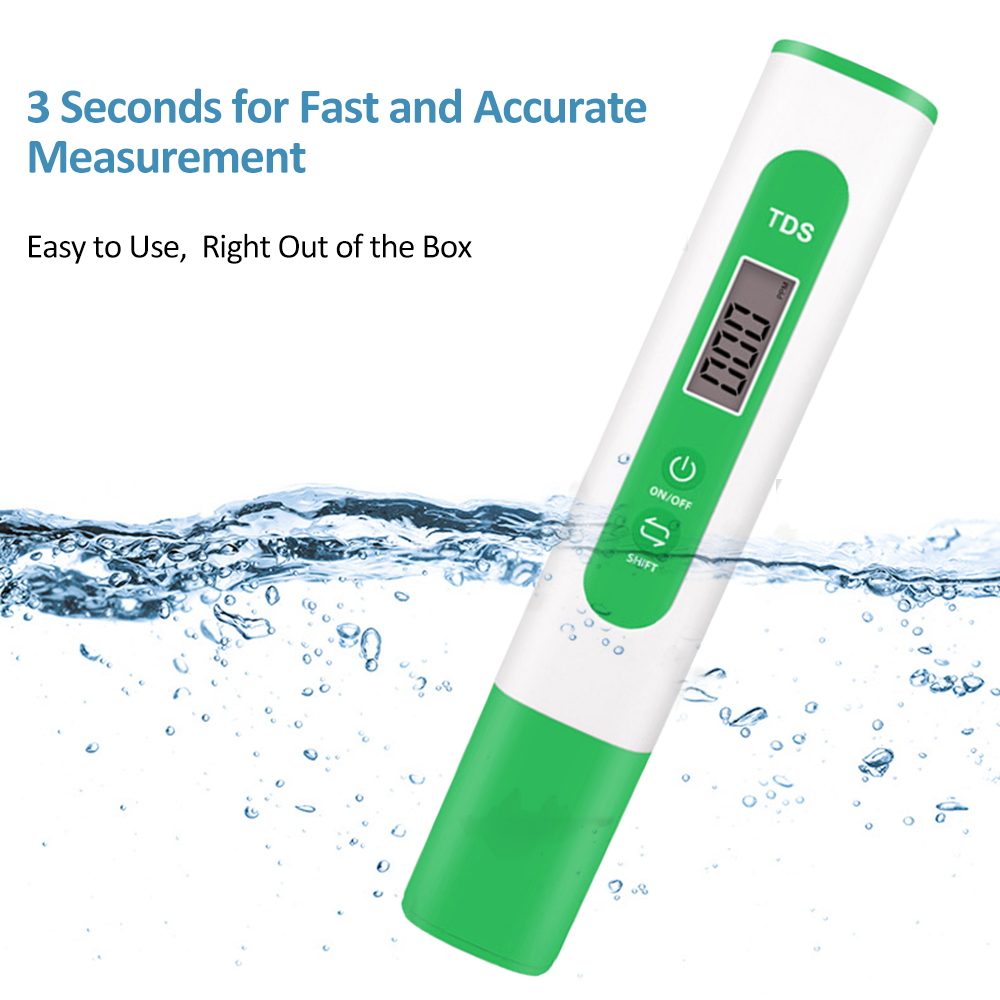 Multifunktionaler Tds-wassertester-stift – Wasserqualitätsprüfgerät Für Zuhause – Schneller Und Tragbarer Detektor Für Wasserhärte Und Verunreinigungen