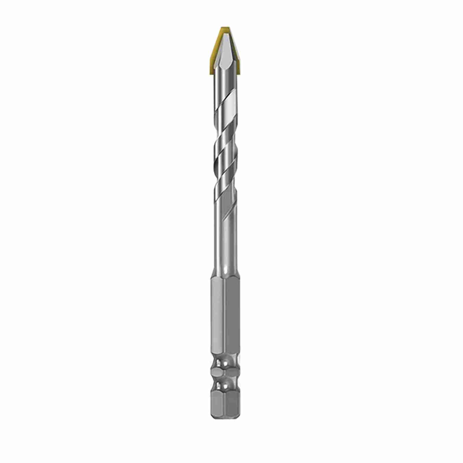 Exzentrischer Bohrer Mit Abgewinkeltem Kopf 6,35 Mm, Set Mit 4 Bohrern Für Glas, Beton Und Holz (6 Mm/8 Mm/10 Mm/12 Mm).